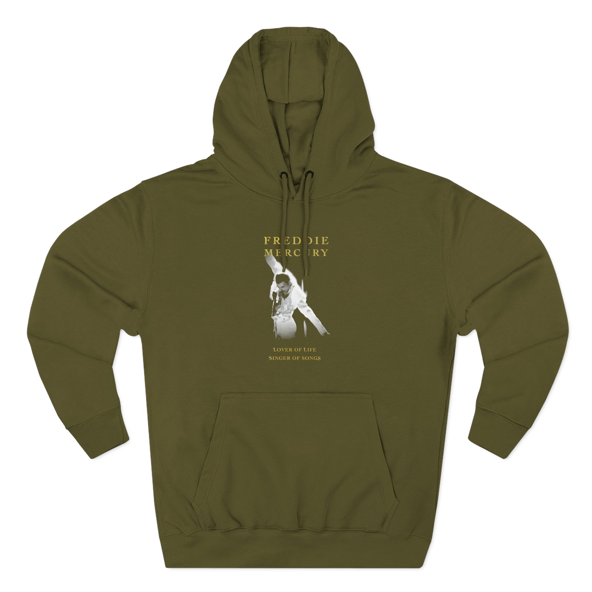 F M Queen Three-Panel Fleece Hoodie