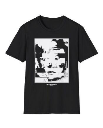 Talking Heads Face Collage Stop Making Sense Unisex Softstyle T-Shirt