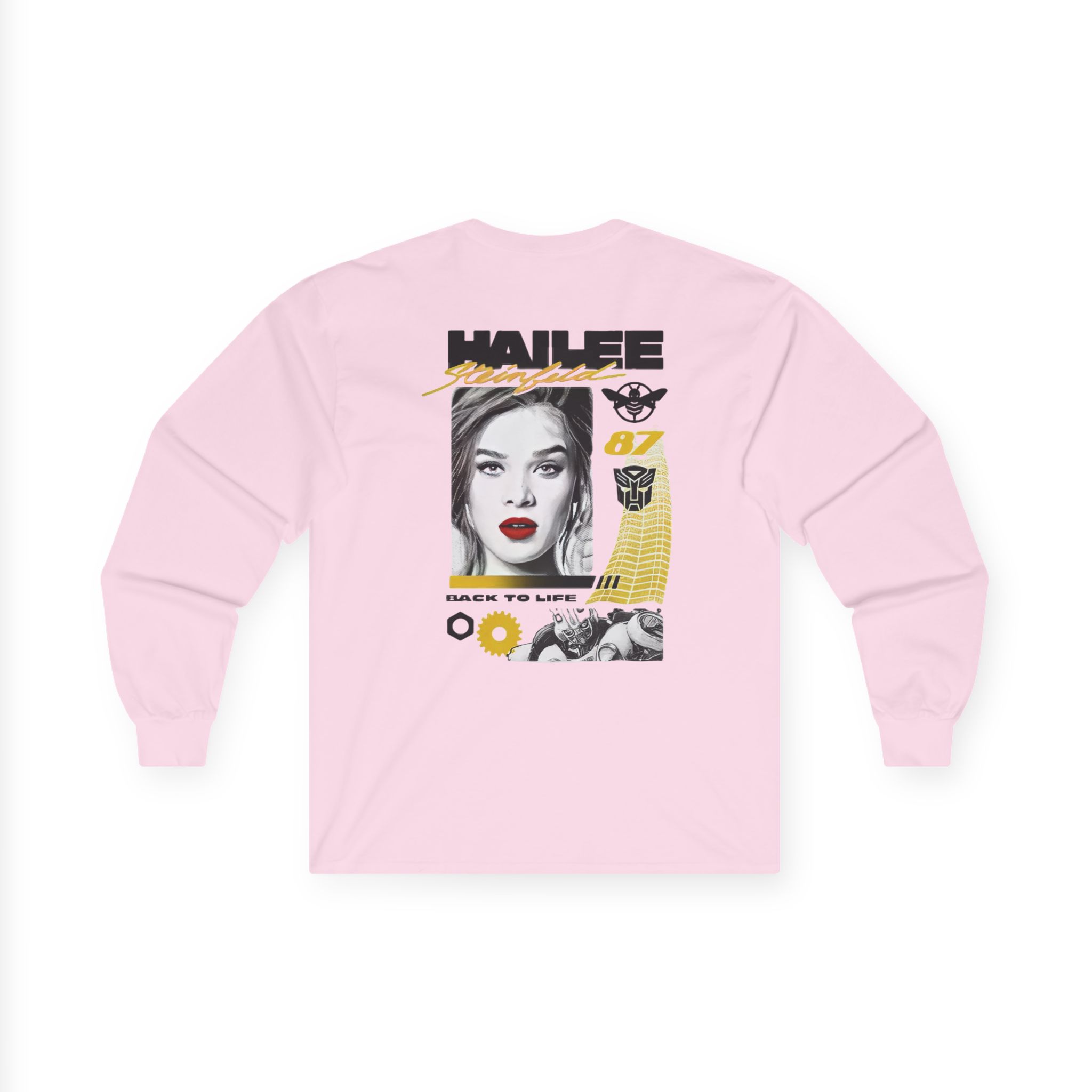 Hailee Steinfeld Bumblebee Moto Unisex Ultra Cotton Long Sleeve Tee
