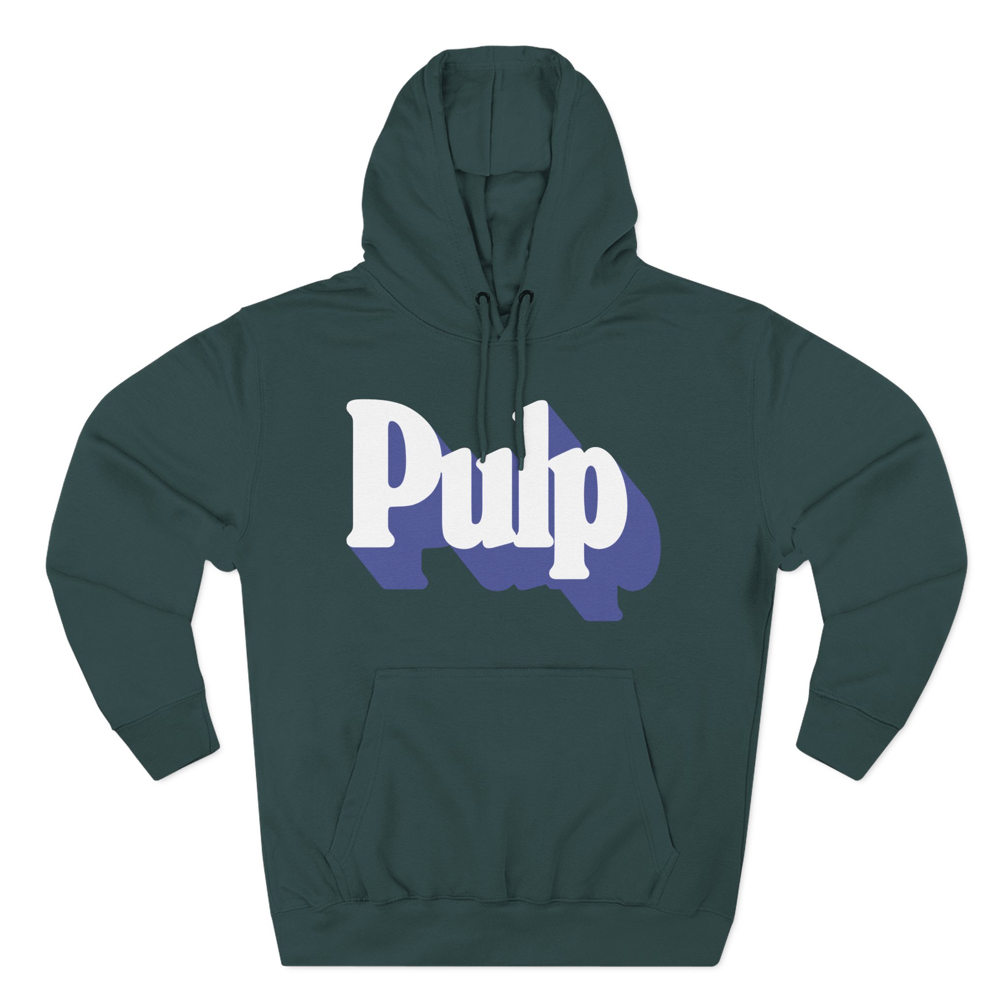 Pulp Shadow Logo Three-Panel Fleece Hoodie