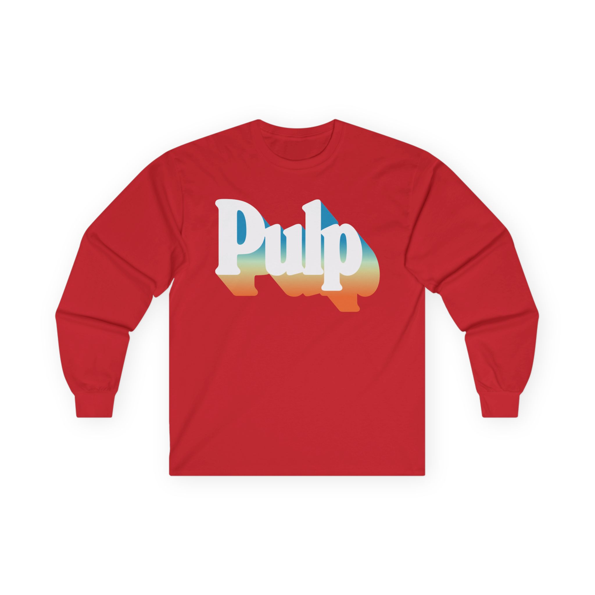 Pulp Gradient Logo Unisex Ultra Cotton Long Sleeve Tee
