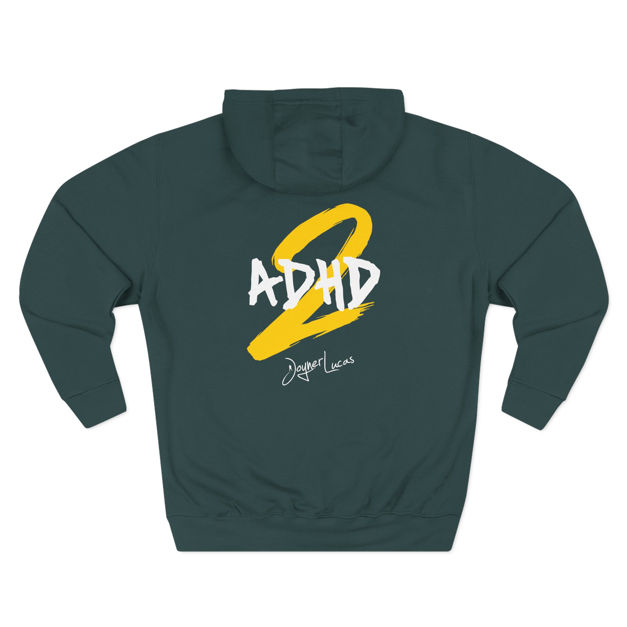 Joyner Adhd2 Logo Three-Panel Fleece Hoodie