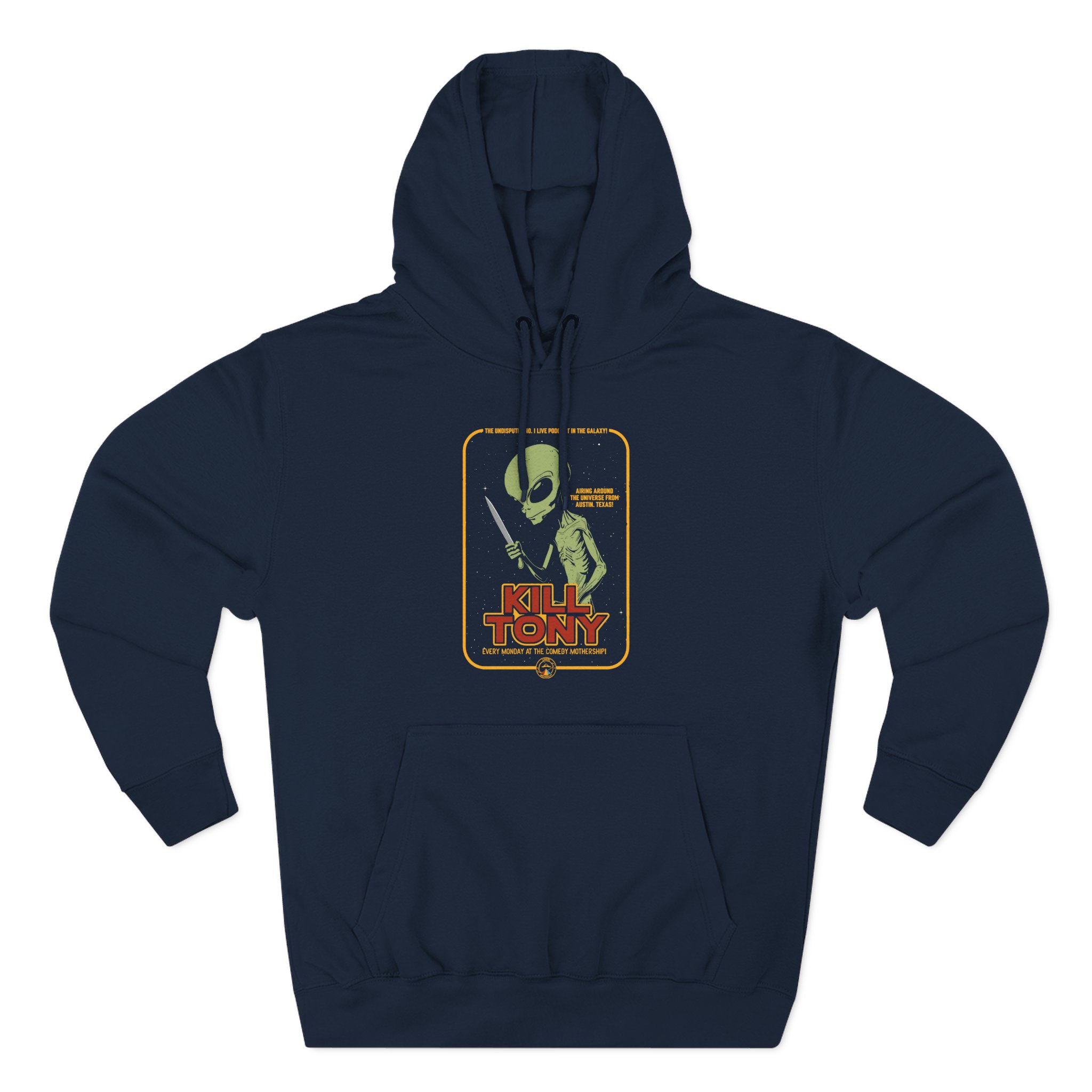Kill Tony Comedy Mothership LGM Three-Panel Fleece Hoodie