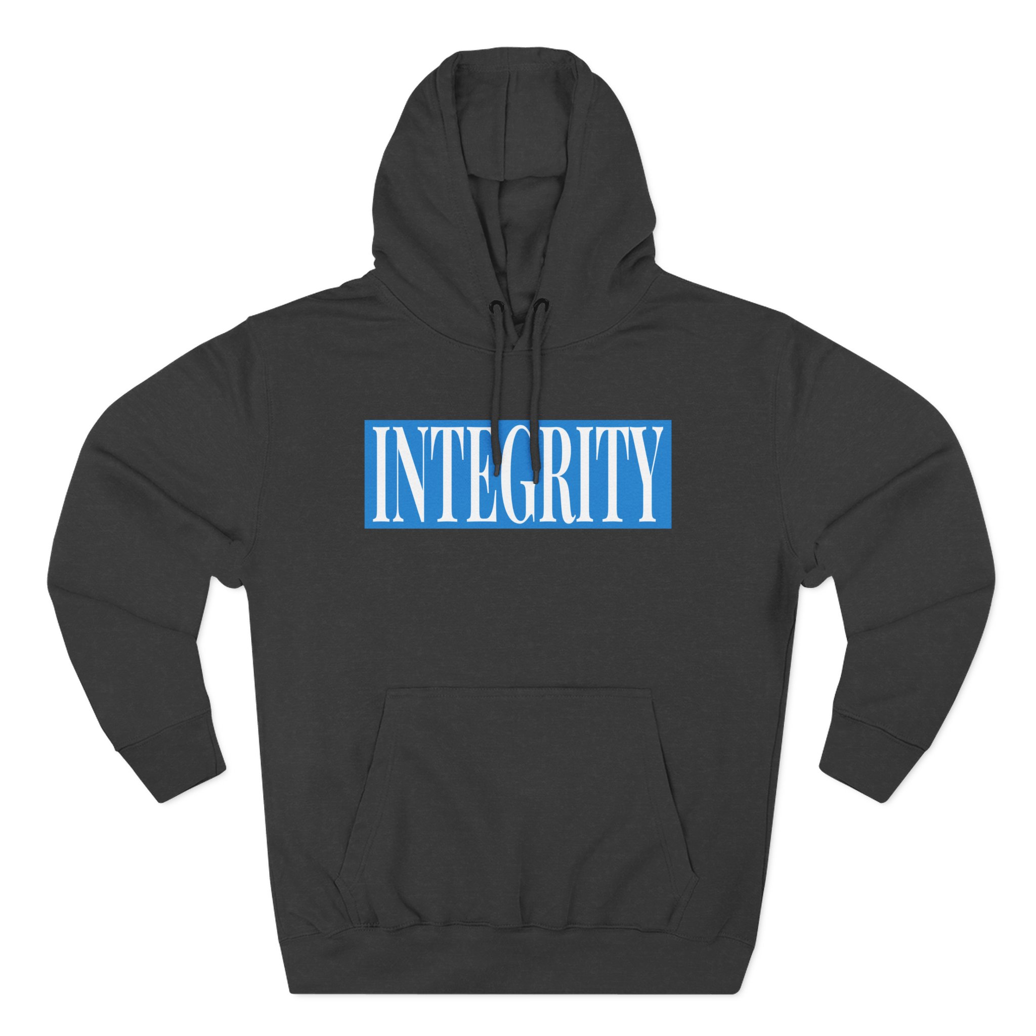 Integrity In Contrast Three-Panel Fleece Hoodie