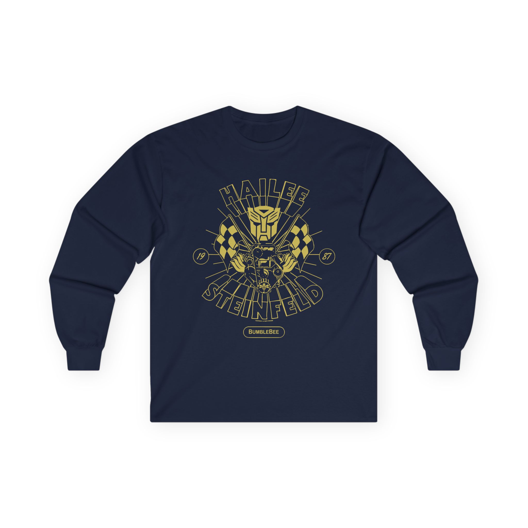 Hailee Steinfeld Bumblebee Garage Unisex Ultra Cotton Long Sleeve Tee