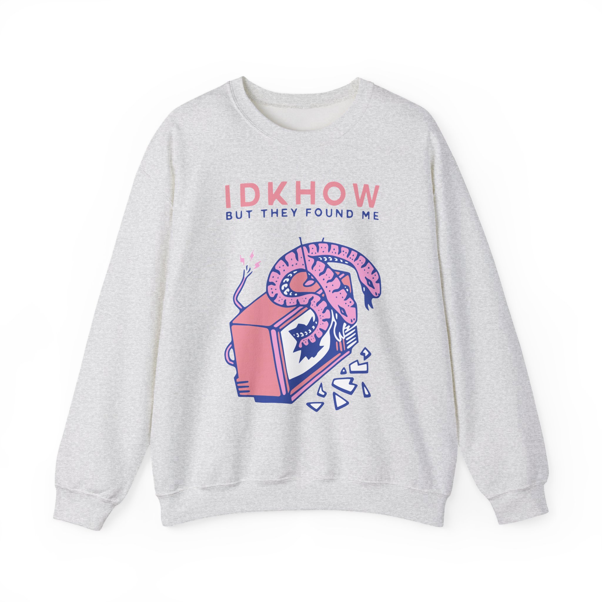 iDKHOW Screentime Unisex Heavy Blendâ„¢ Crewneck Sweatshirt
