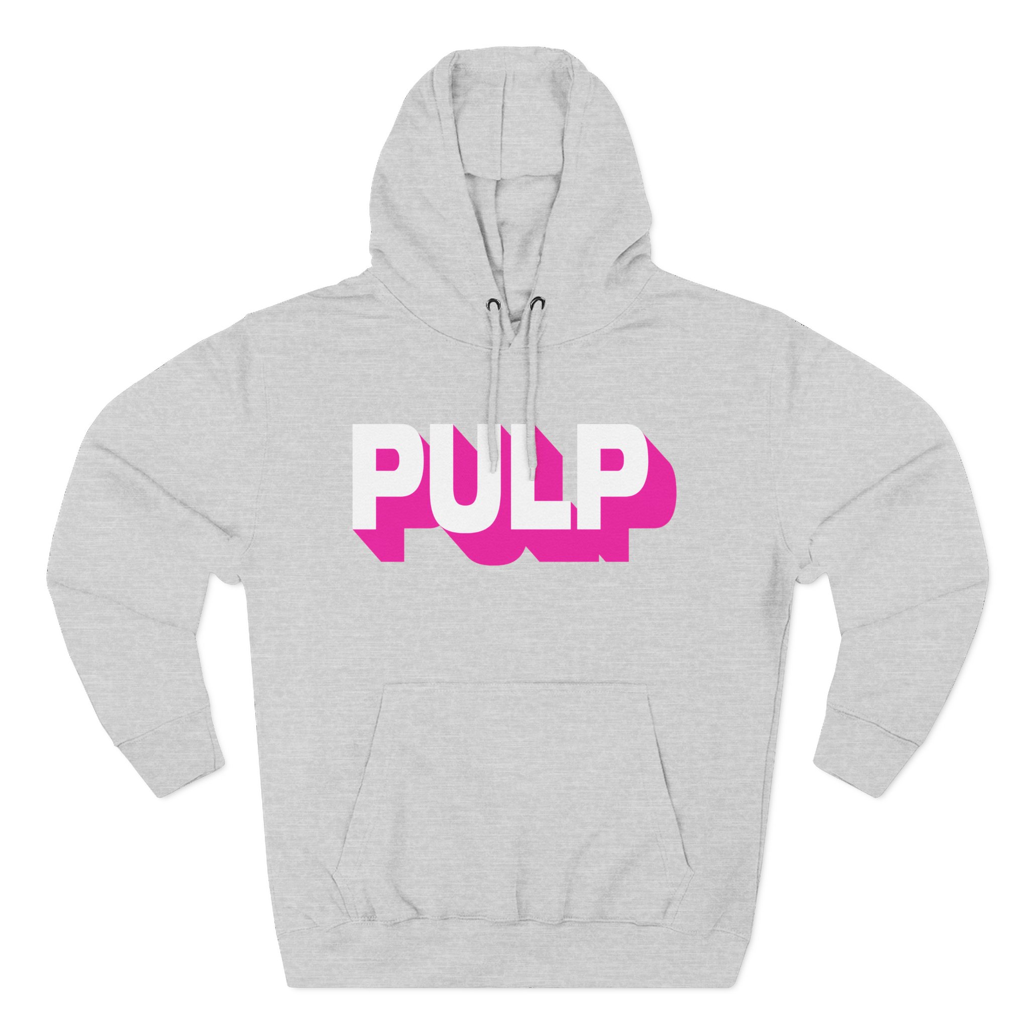 Pulp Logo Three-Panel Fleece Hoodie
