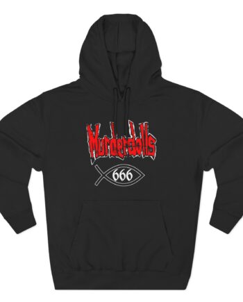 Vintage Early 00s Murderdolls Three-Panel Fleece Hoodie