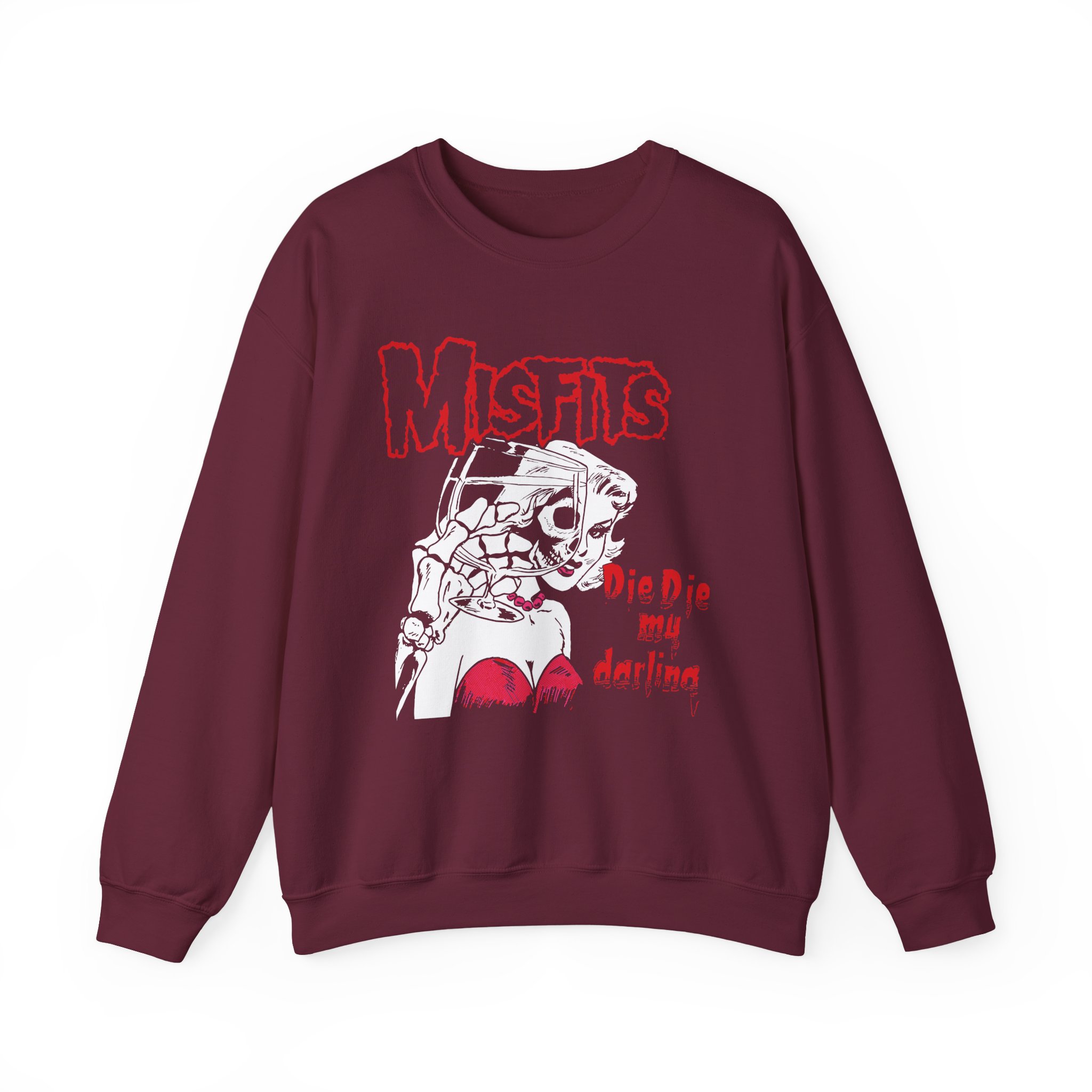 Misfits Die Die My Valentine Unisex Heavy Blendâ„¢ Crewneck Sweatshirt