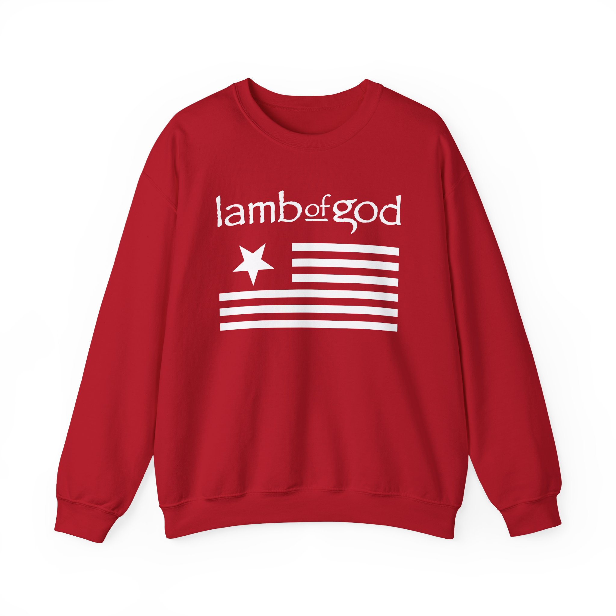 Lamb of God Flag Unisex Heavy Blendâ„¢ Crewneck Sweatshirt
