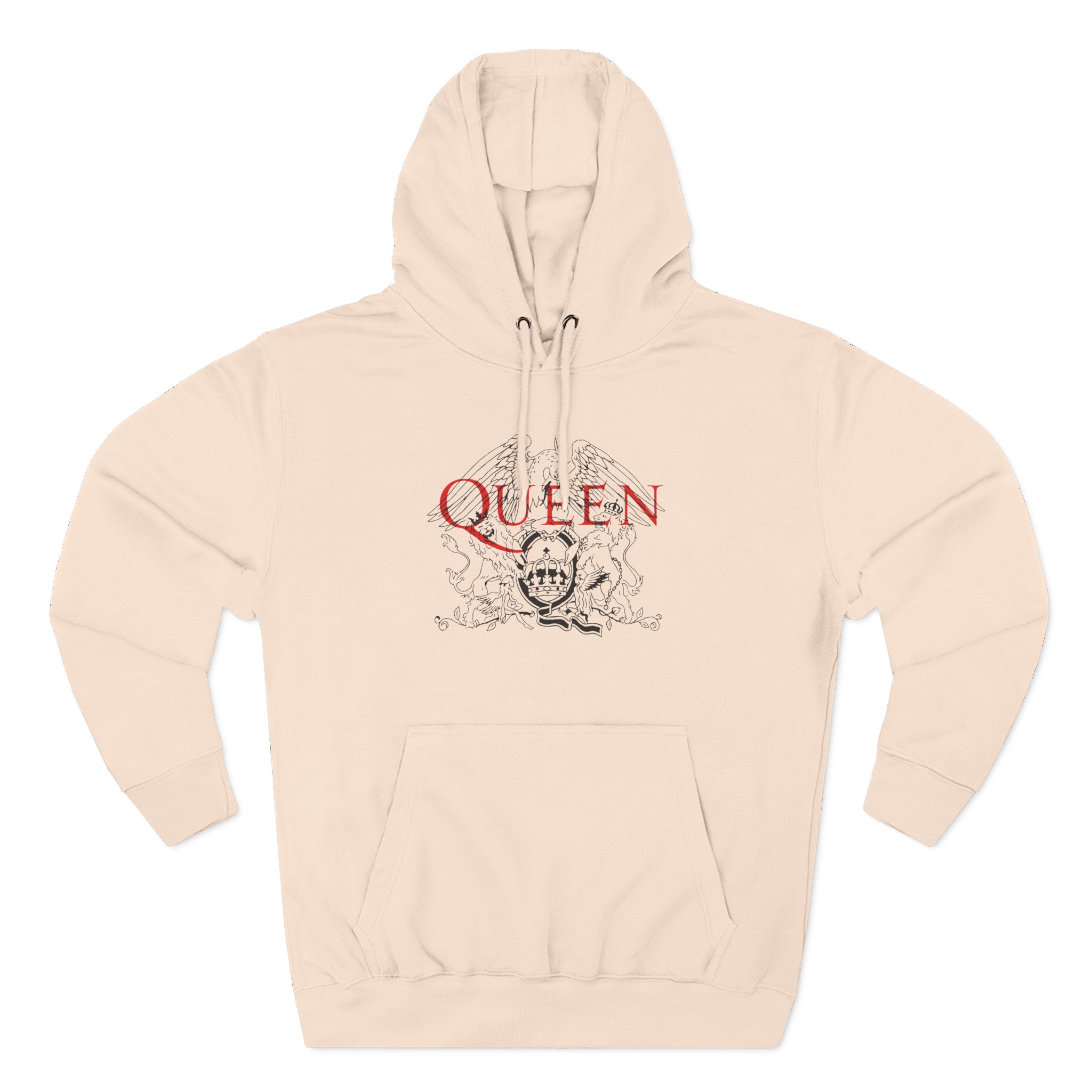 F M Queen Handwritten Three-Panel Fleece Hoodie