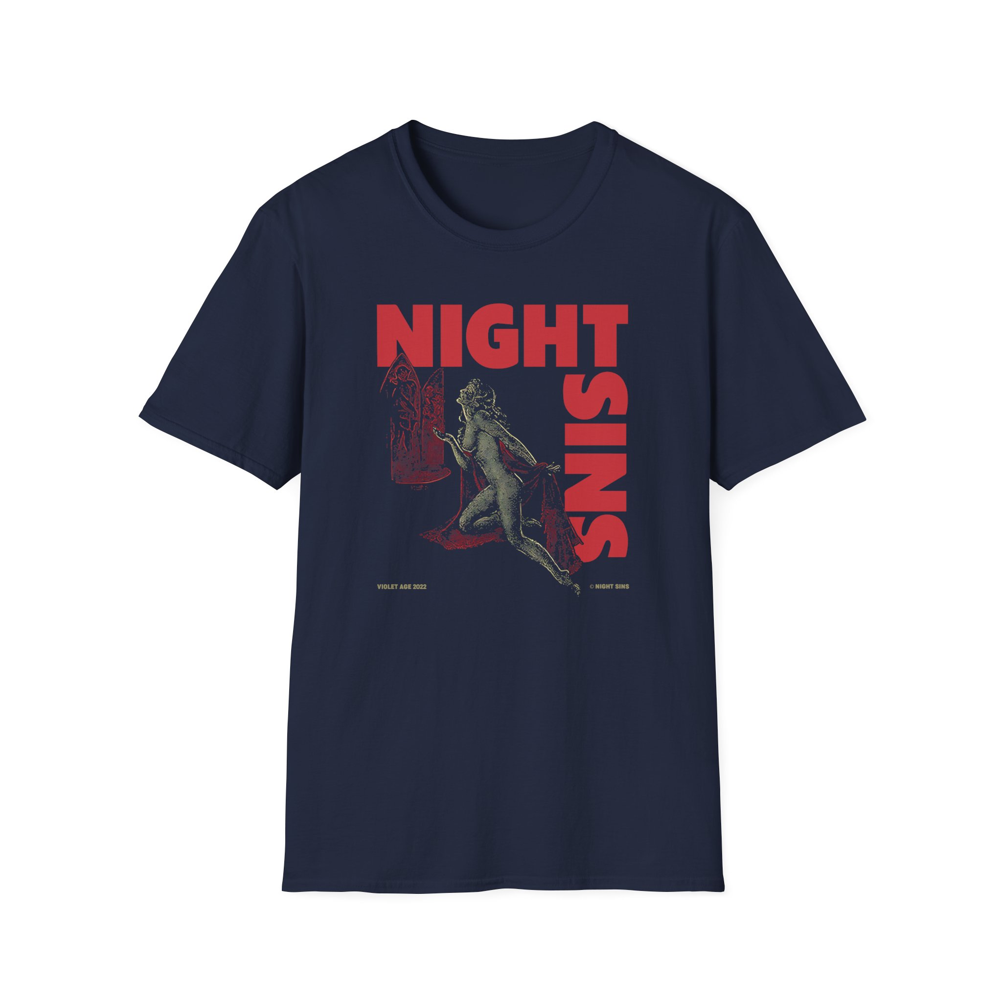 Night Sins Shrine Unisex Softstyle T-Shirt