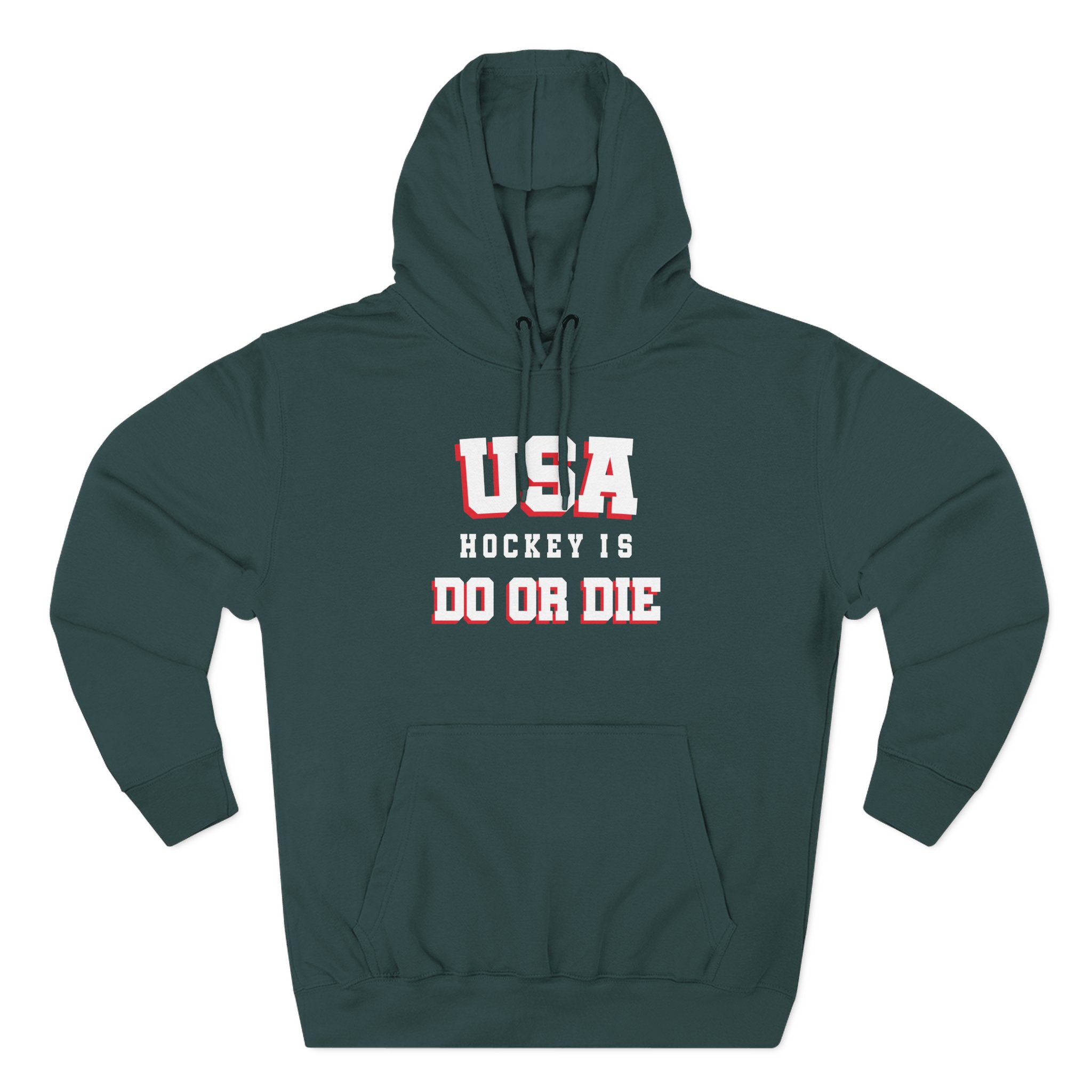Spittin Chiclets Usa Do or Die Three-Panel Fleece Hoodie