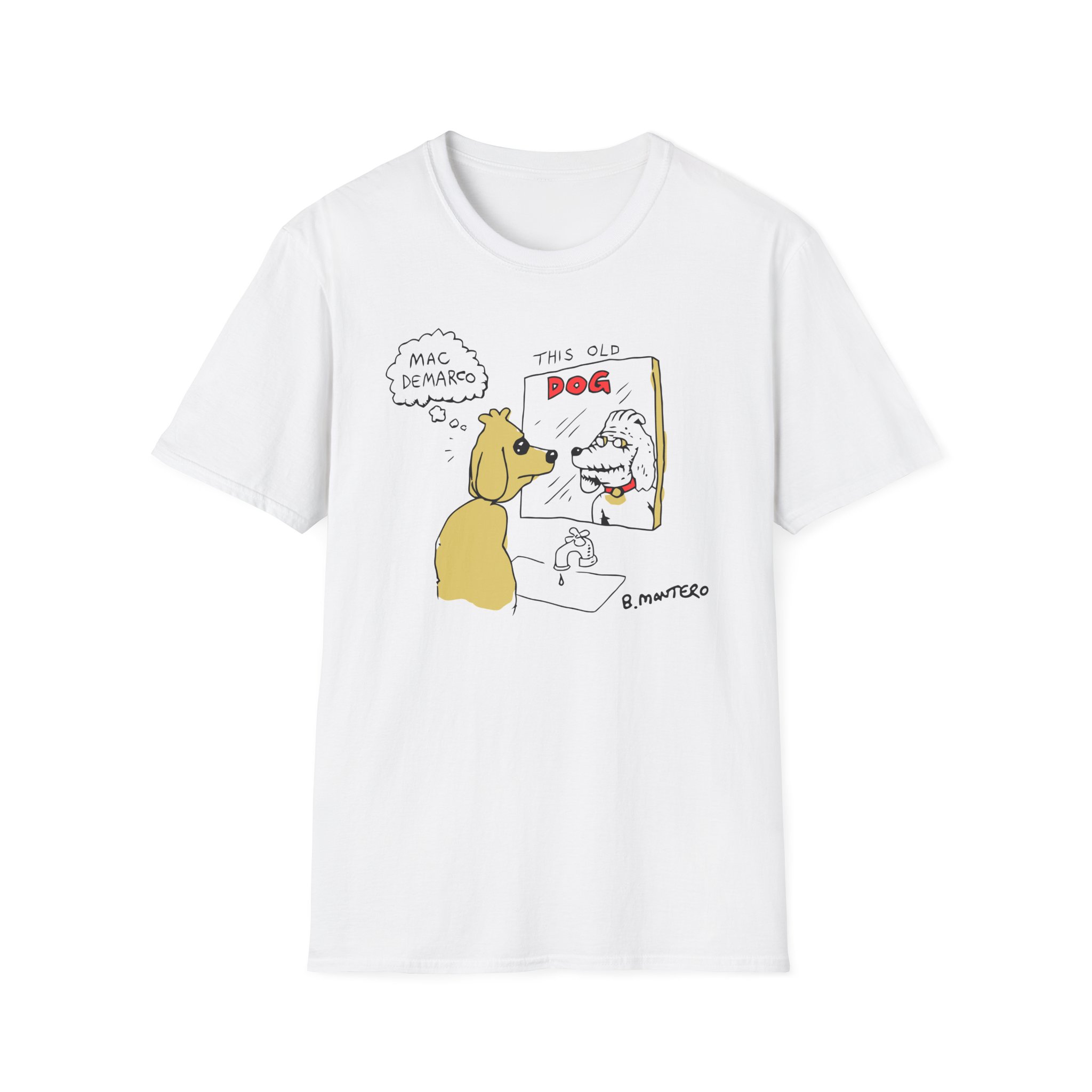Mac Demarco Dog Mirror Unisex Softstyle T-Shirt
