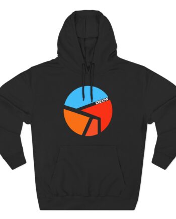 iDKHOW DRUMSKIN CIRCLE Three-Panel Fleece Hoodie