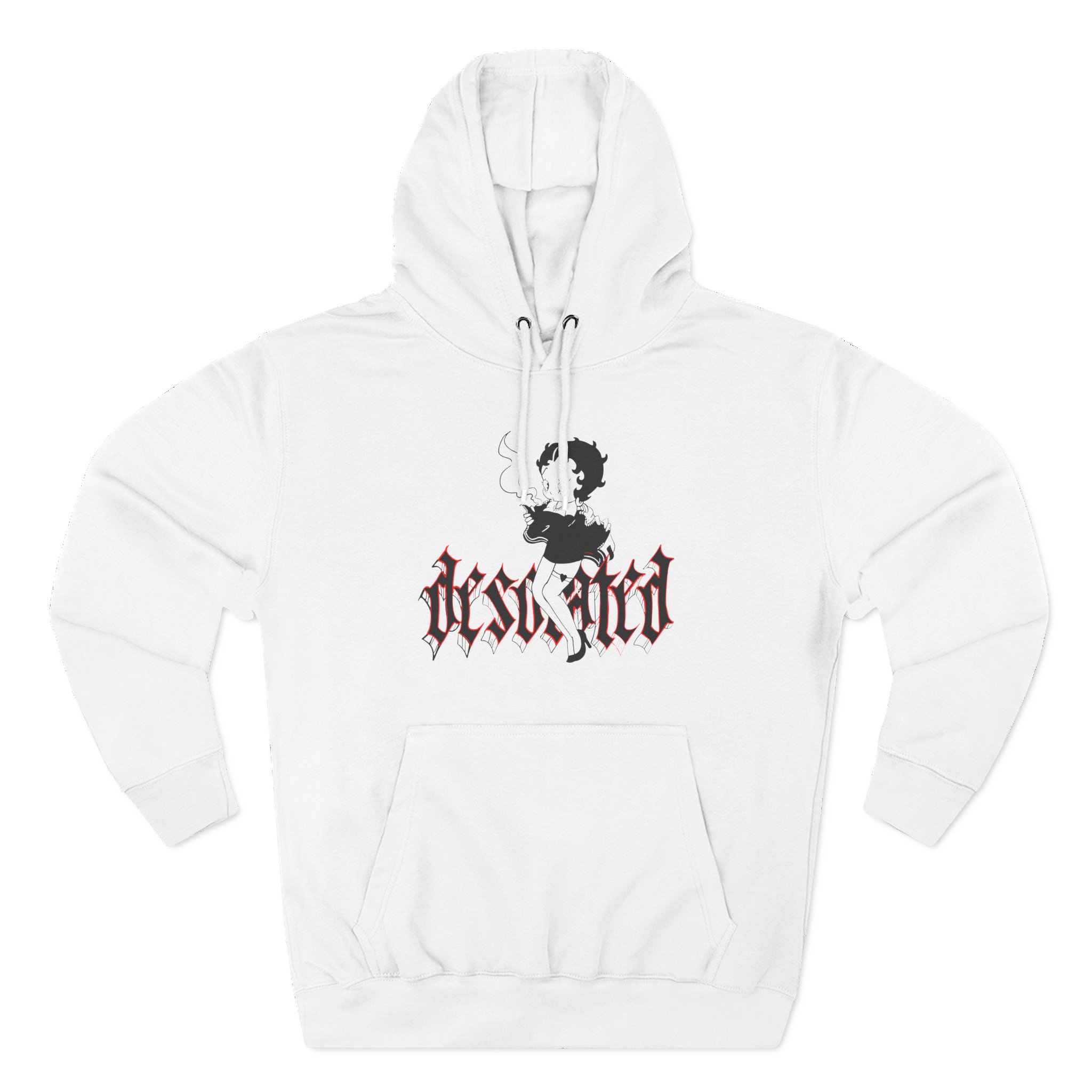 Desolated Betty Three-Panel Fleece Hoodie
