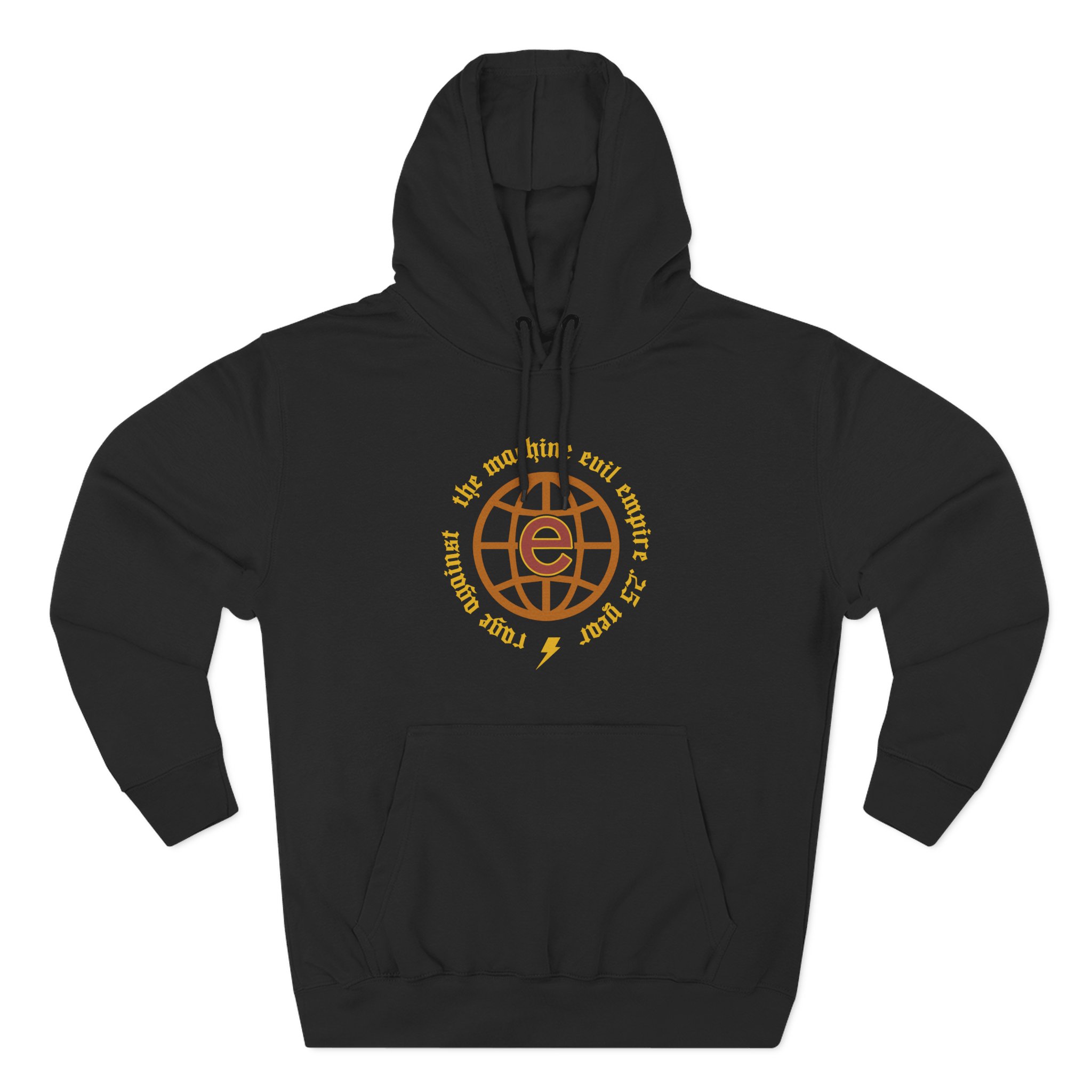Rage Against the Machine Evil Empire Globe Three-Panel Fleece Hoodie