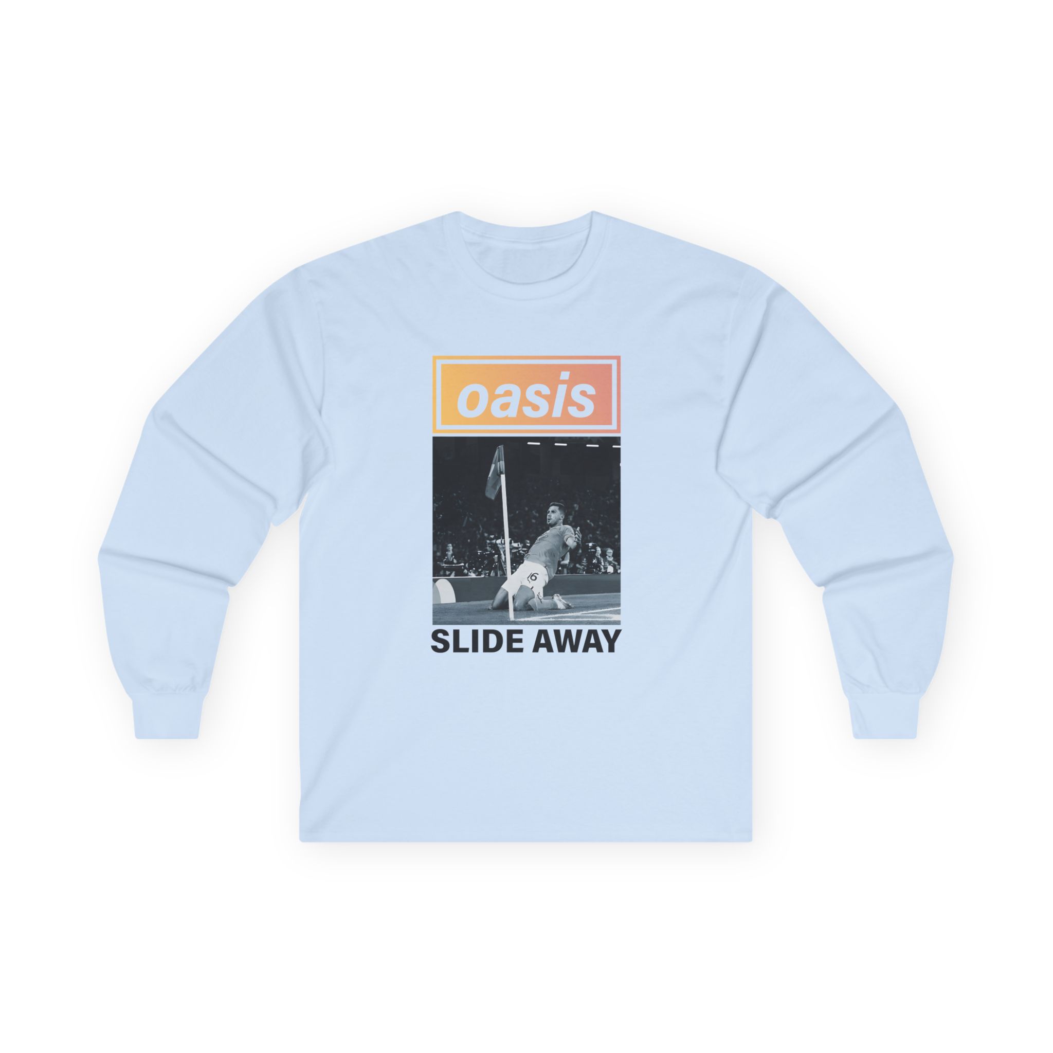 Oasis Man City Slide Away Unisex Ultra Cotton Long Sleeve Tee