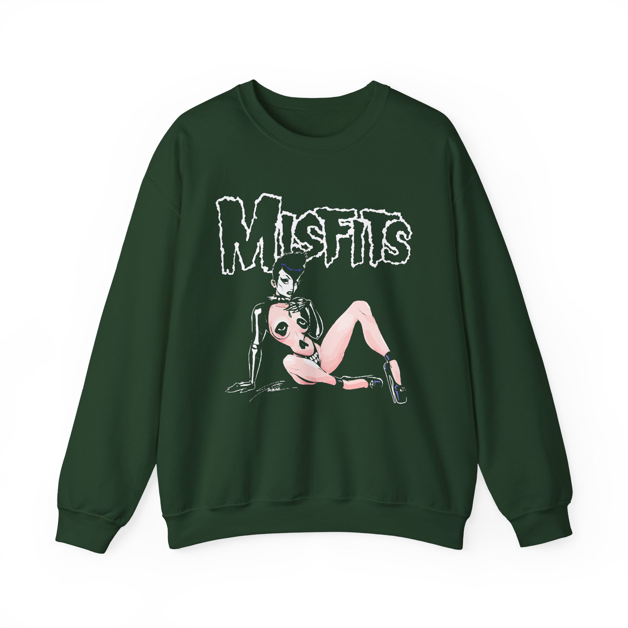 Misfits Fiendish Unisex Heavy Blendâ„¢ Crewneck Sweatshirt