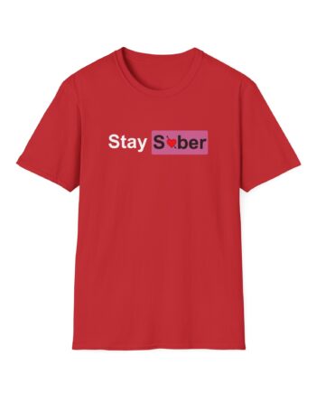 D’aydrian Harding Stay Sober Valentine's Day Unisex Softstyle T-Shirt