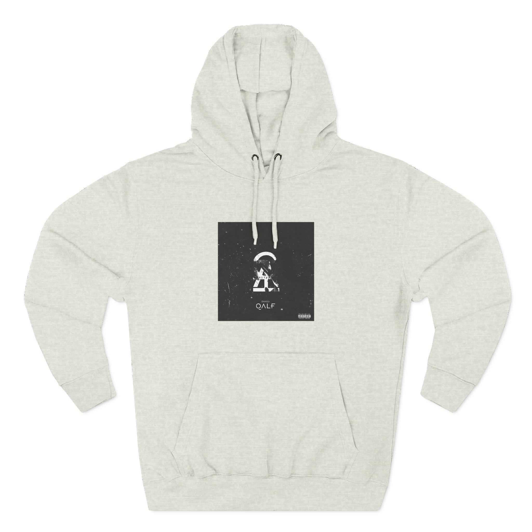 Qalf Tour Damso Album Three-Panel Fleece Hoodie