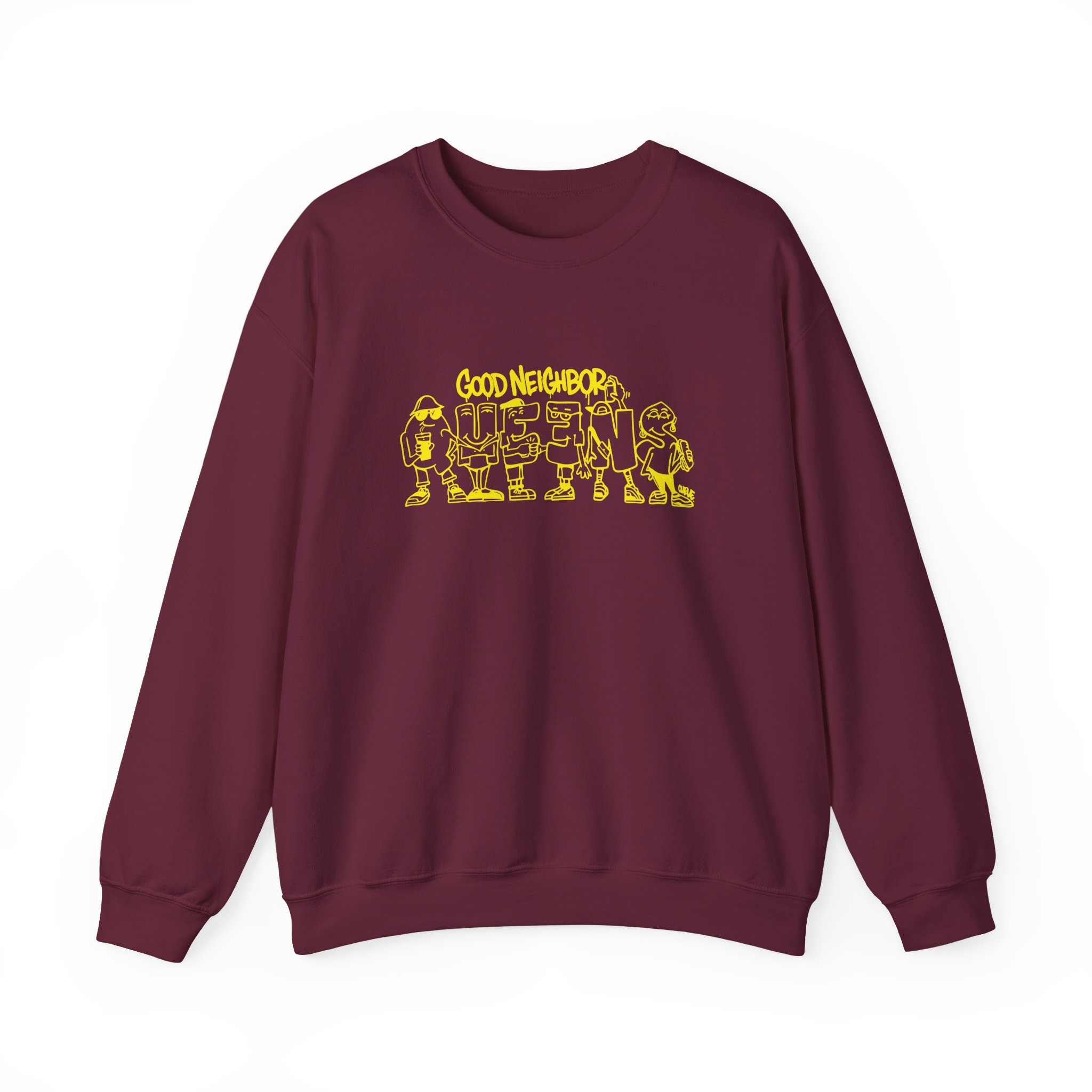 Good Neighbours Queens Unisex Heavy Blendâ„¢ Crewneck Sweatshirt