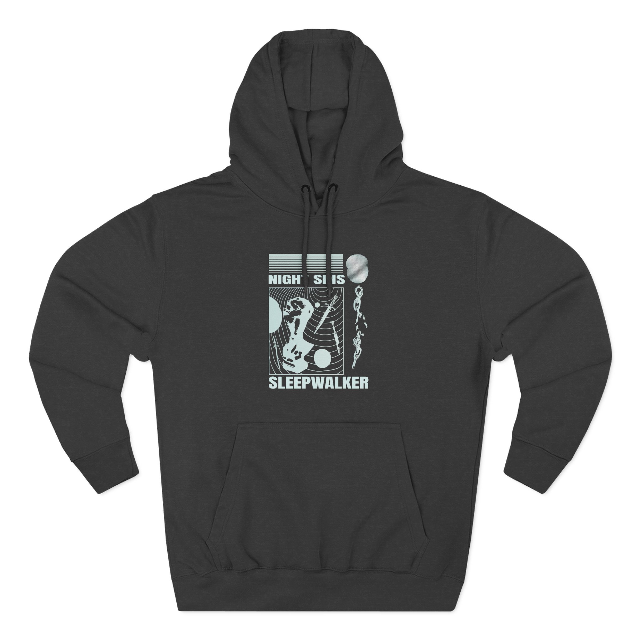 Night Sins Three-Panel Fleece Hoodie