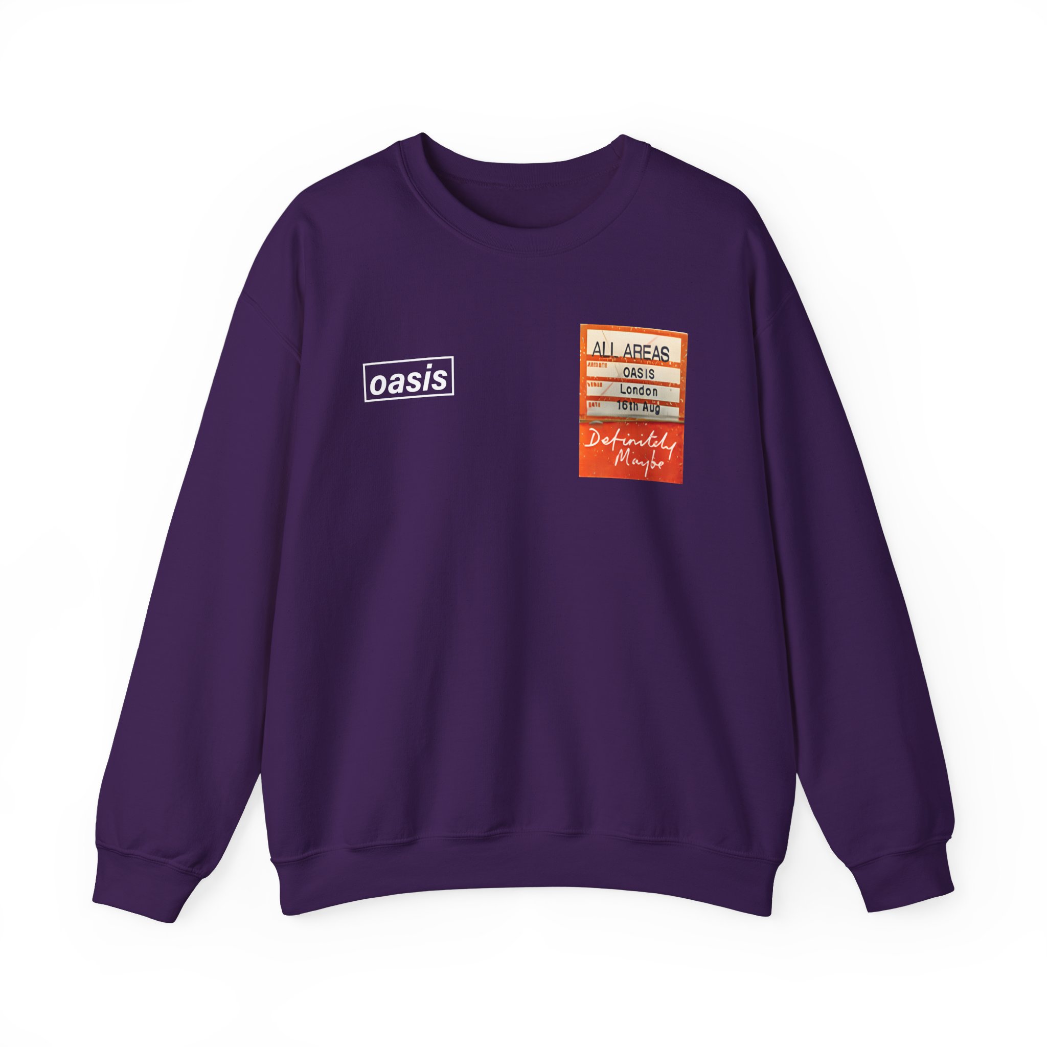 Oasis Setlist Unisex Heavy Blendâ„¢ Crewneck Sweatshirt