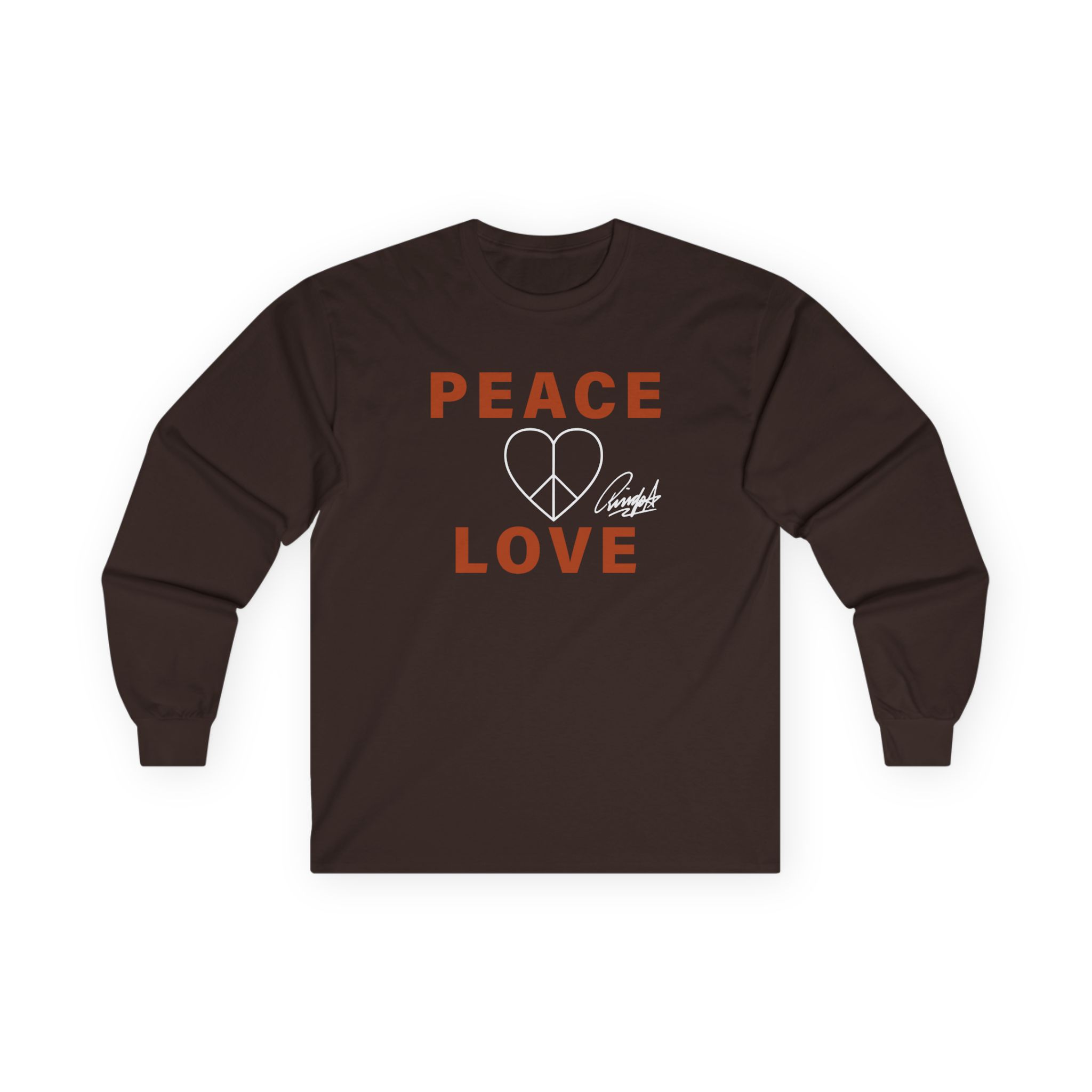 Ringo Starr Peace & Love Unisex Ultra Cotton Long Sleeve Tee