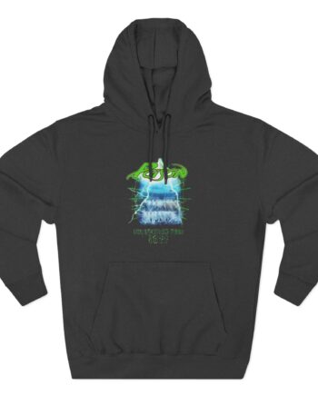Three-Panel Fleece Hoodie