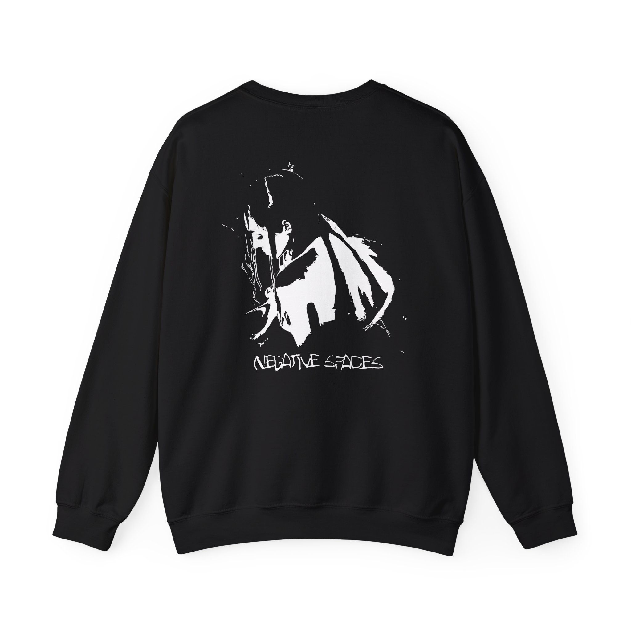 Poppy Negative Spaces Unisex Heavy Blendâ„¢ Crewneck Sweatshirt