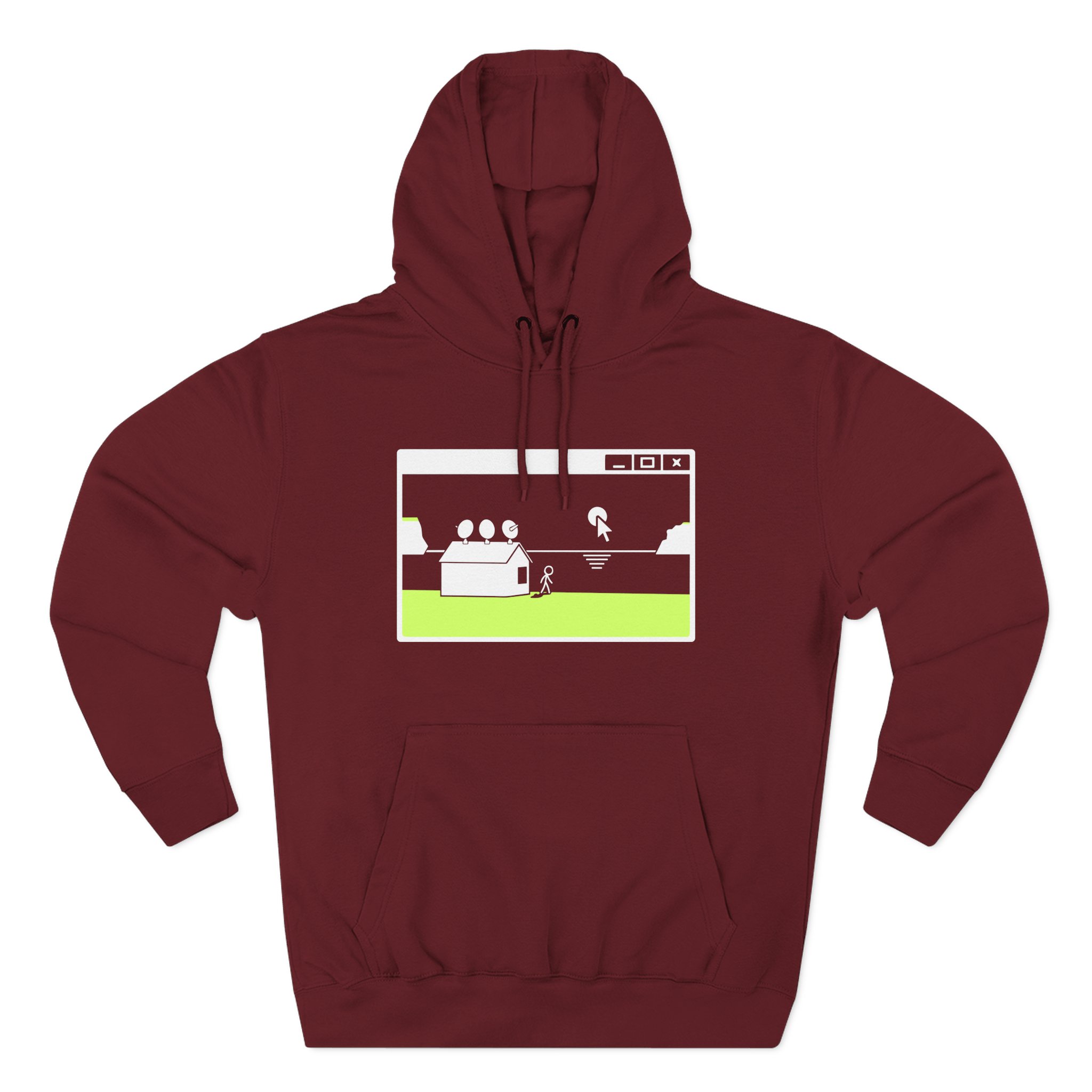 Alan Becker Lo-Fi Three-Panel Fleece Hoodie