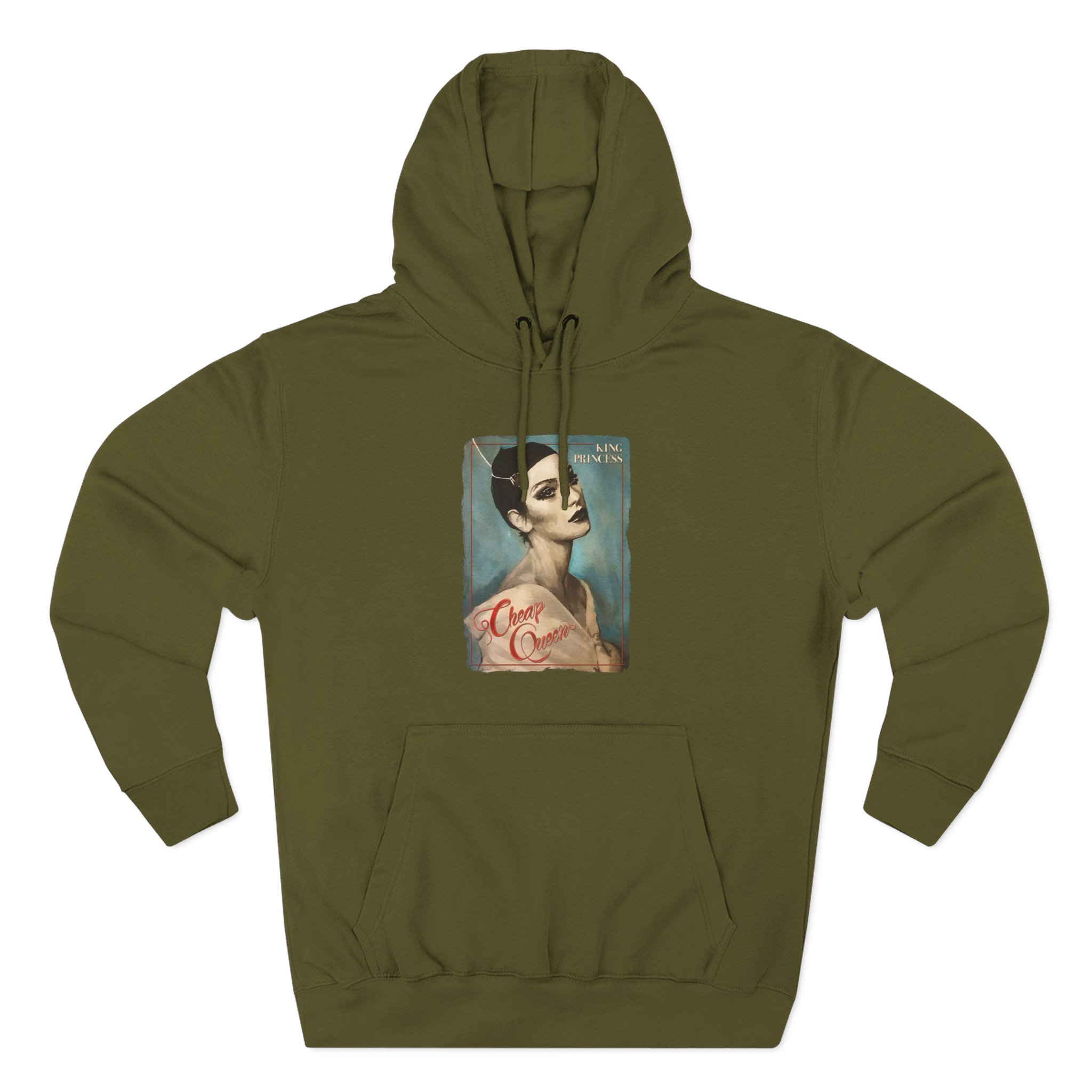 King Princess Cheap Queen Three-Panel Fleece Hoodie
