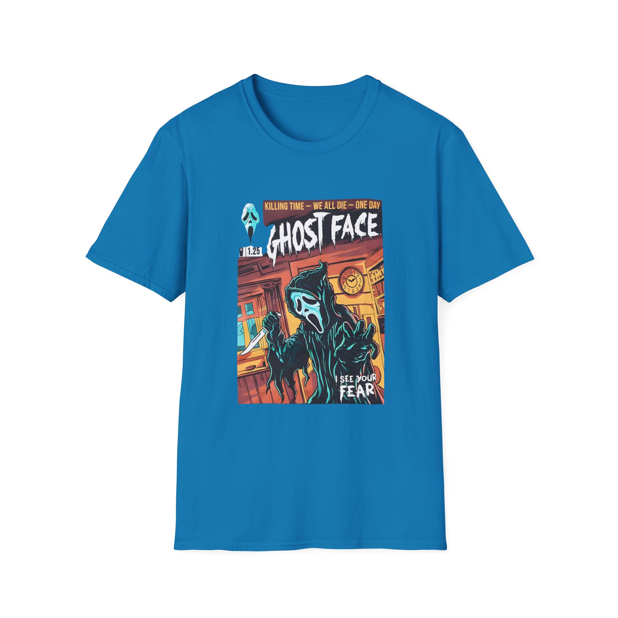 Ghostface Comic Cover Unisex Softstyle T-Shirt
