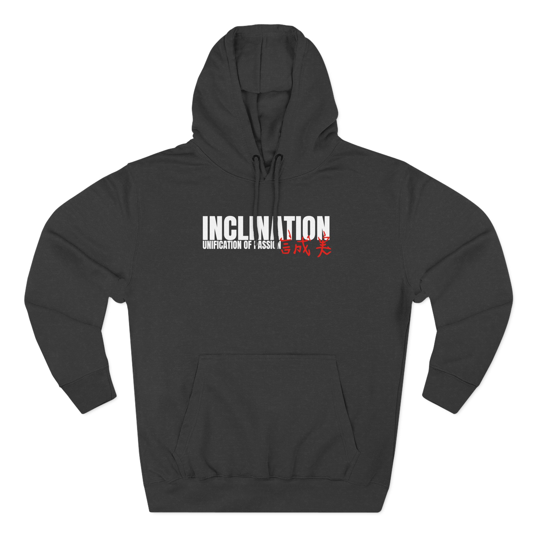 Inclination Straight Edge Three-Panel Fleece Hoodie