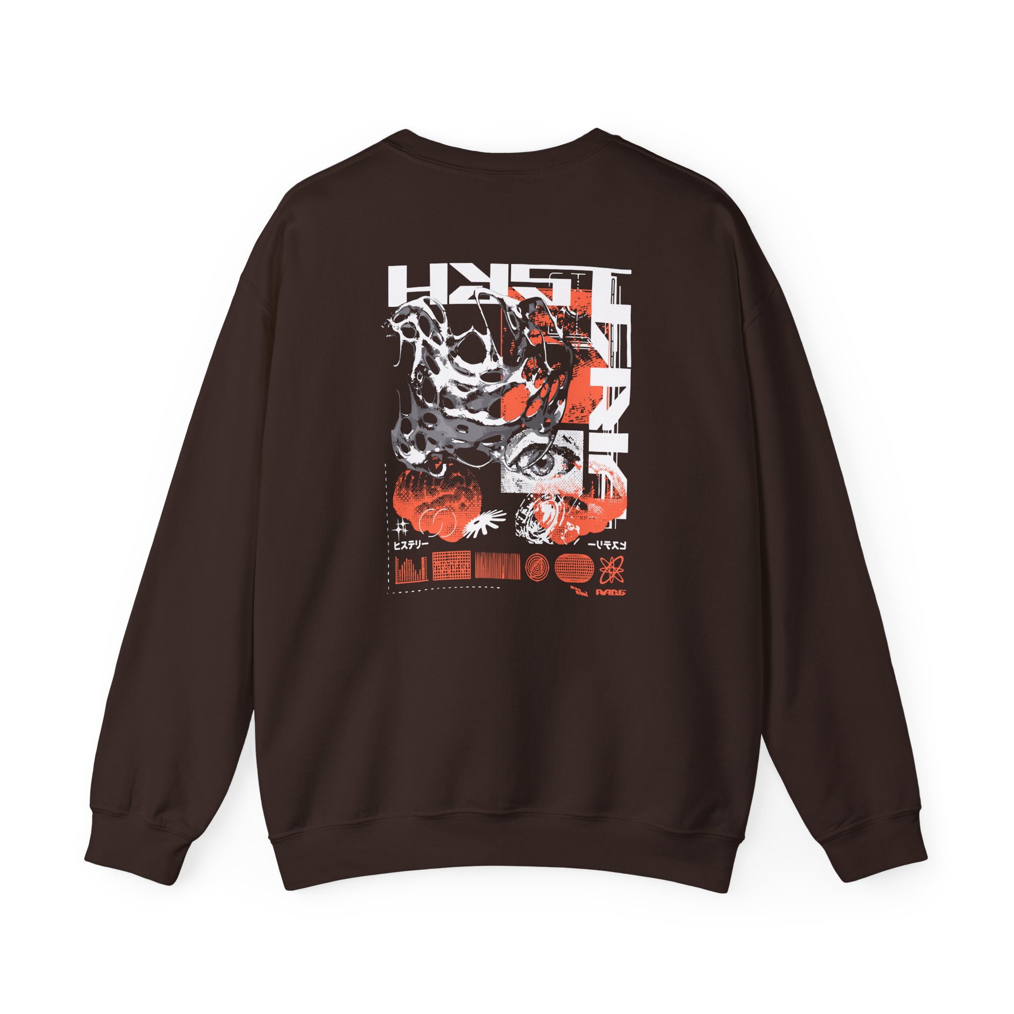 Moist Hysteria Static Unisex Heavy Blendâ„¢ Crewneck Sweatshirt