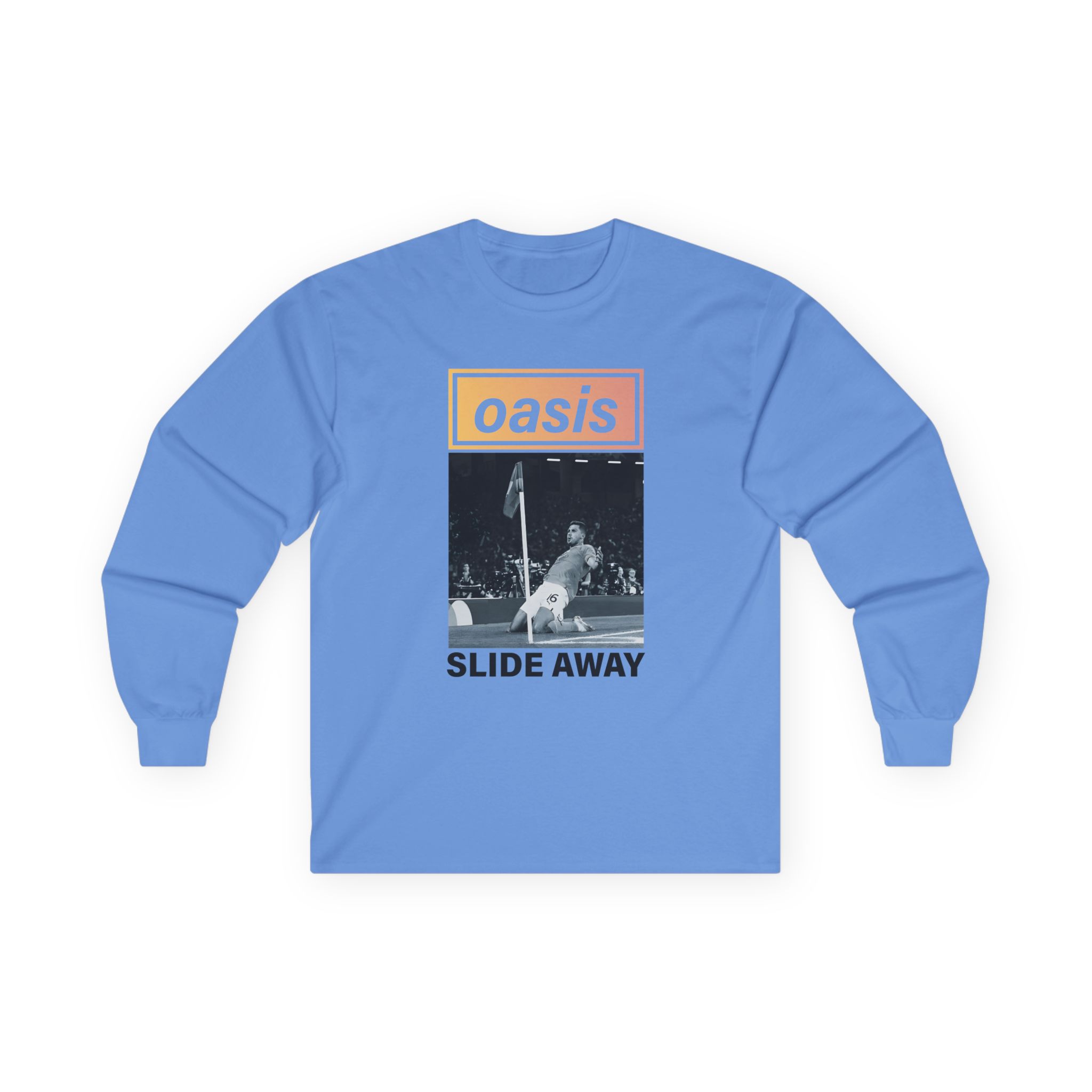 Oasis Man City Slide Away Unisex Ultra Cotton Long Sleeve Tee
