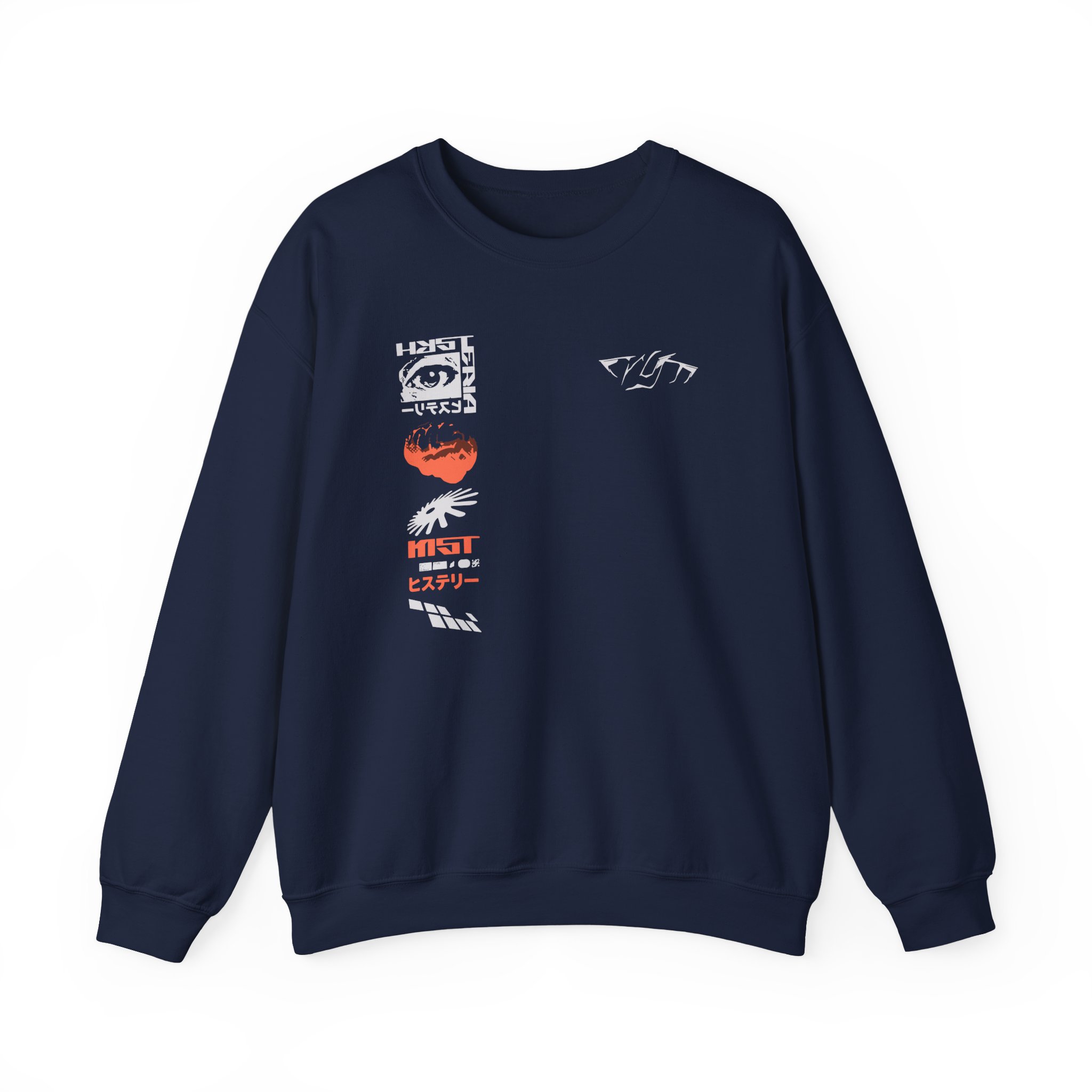 Moist Hysteria Static Unisex Heavy Blendâ„¢ Crewneck Sweatshirt