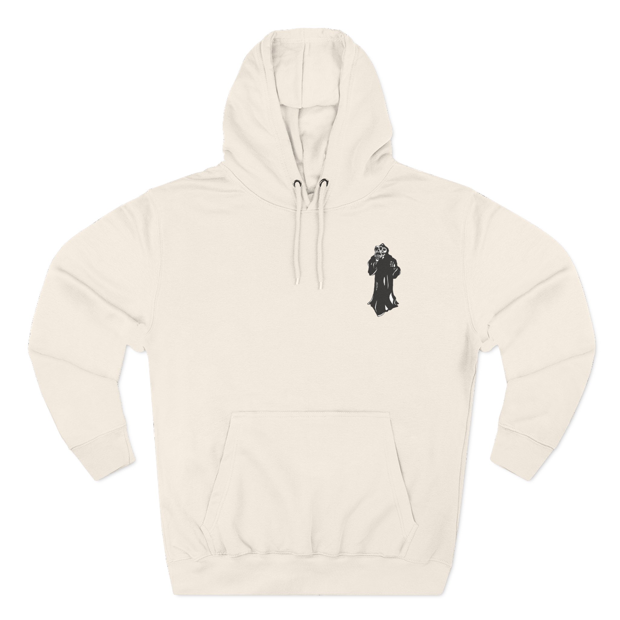 Three-Panel Fleece Hoodie