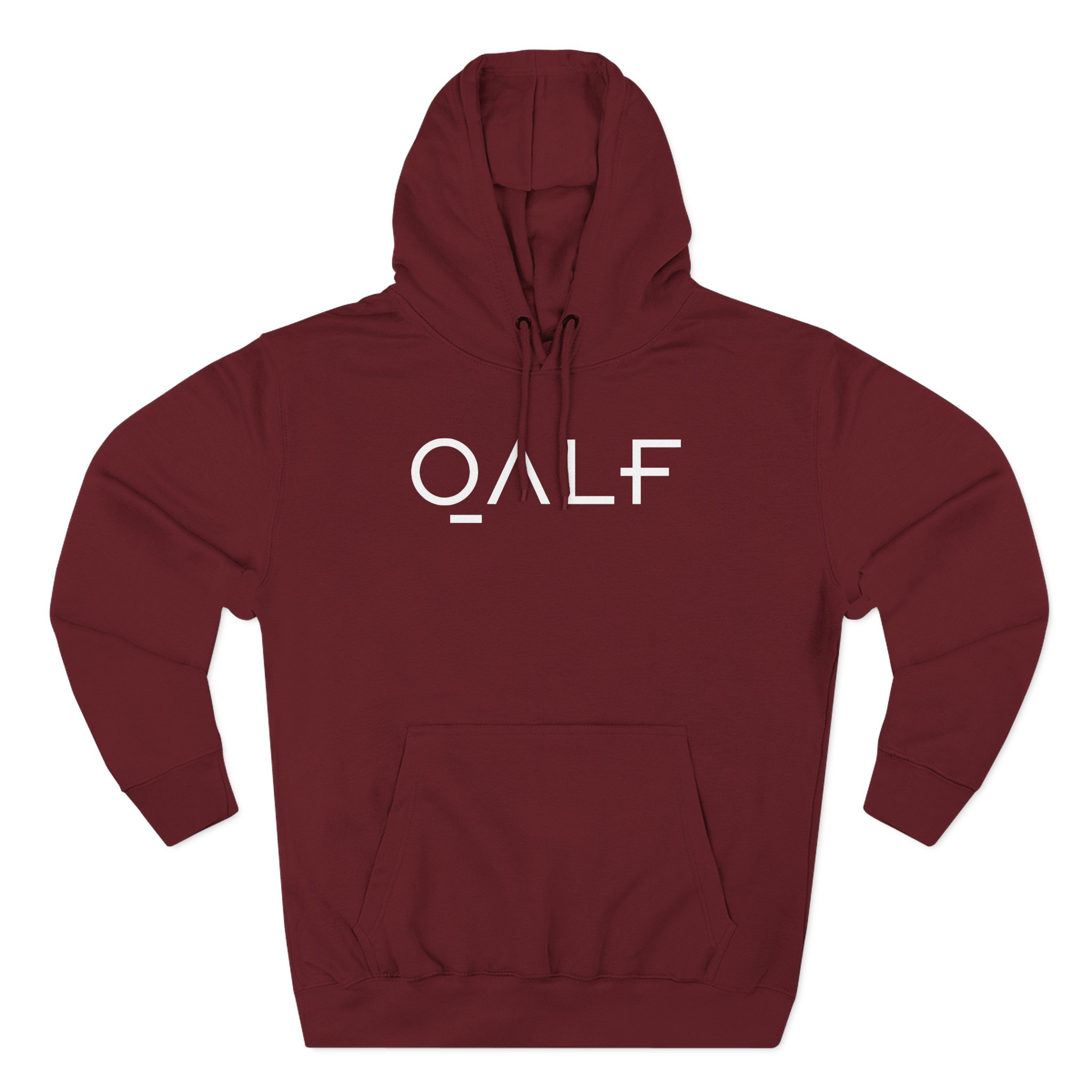 Qalf Tour logo Three-Panel Fleece Hoodie