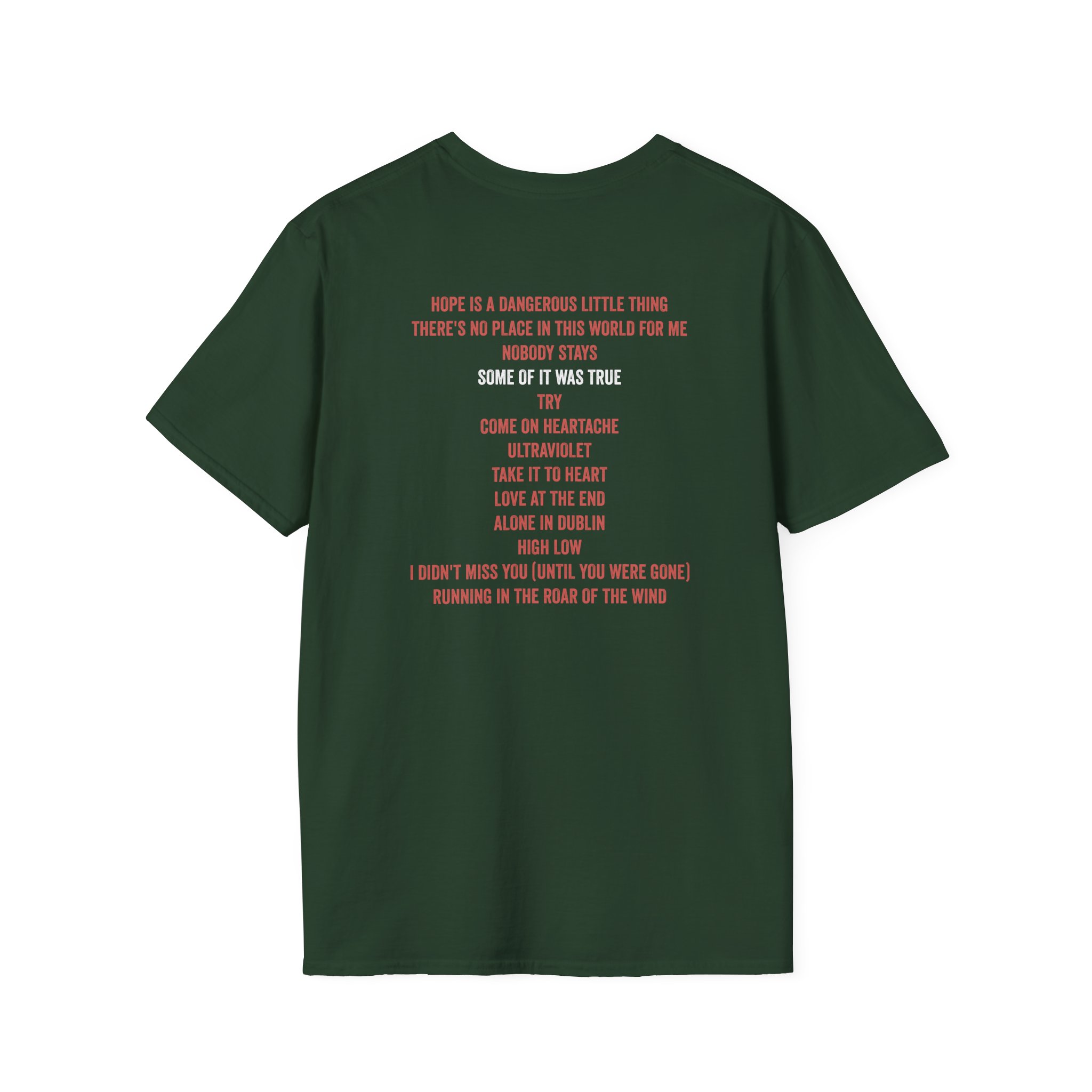 The Menzingers Tracklist Unisex Softstyle T-Shirt