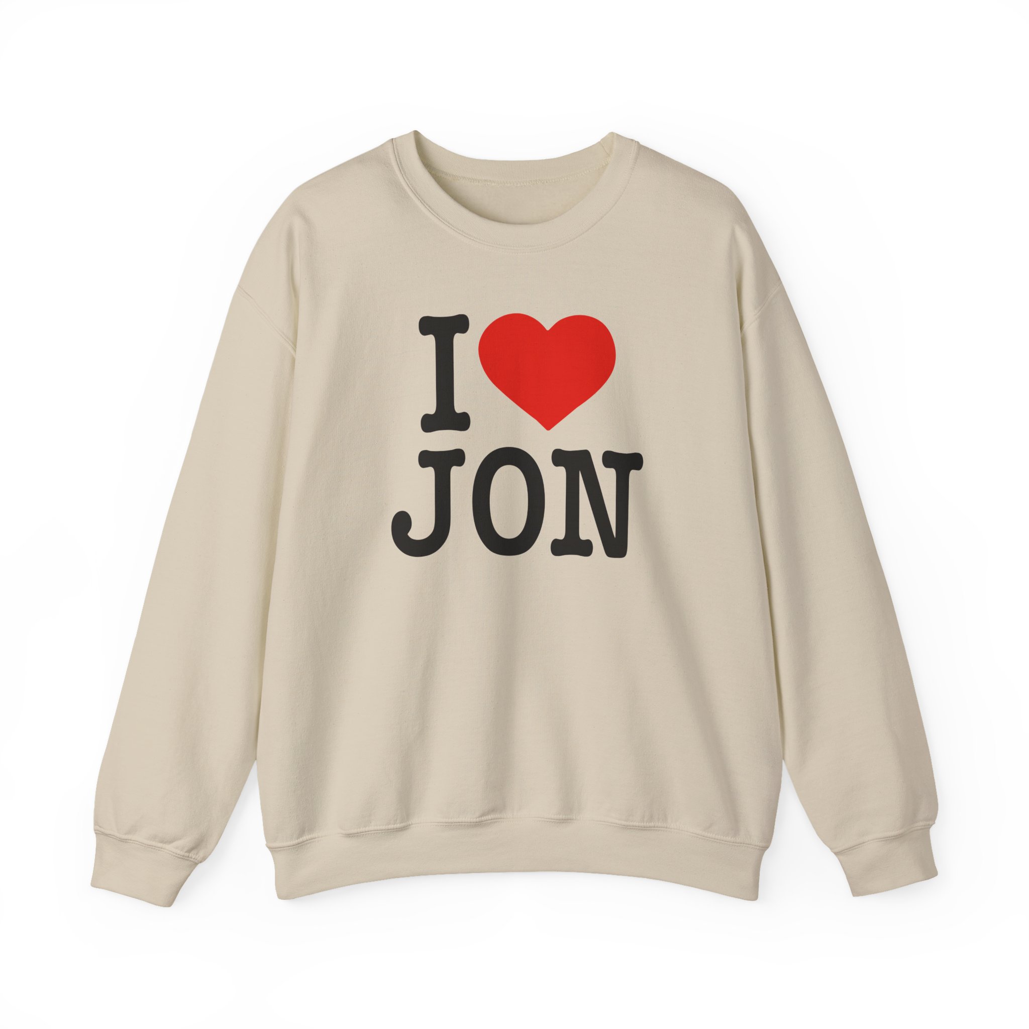Jon Marianek I Love Jon Unisex Heavy Blendâ„¢ Crewneck Sweatshirt