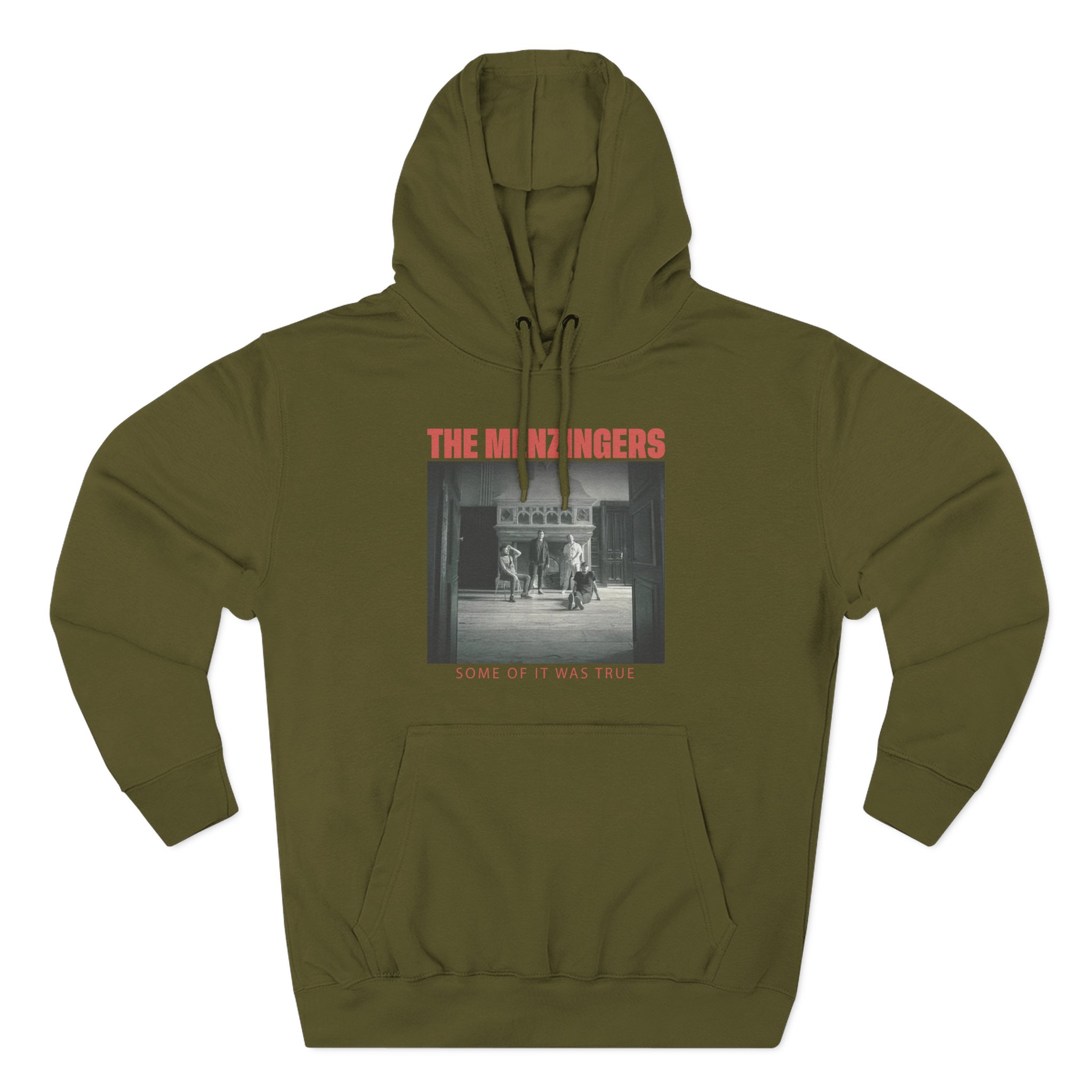 The Menzingers Tracklist Three-Panel Fleece Hoodie