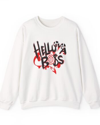 Helluva Boss Logo Unisex Heavy Blend™ Crewneck Sweatshirt