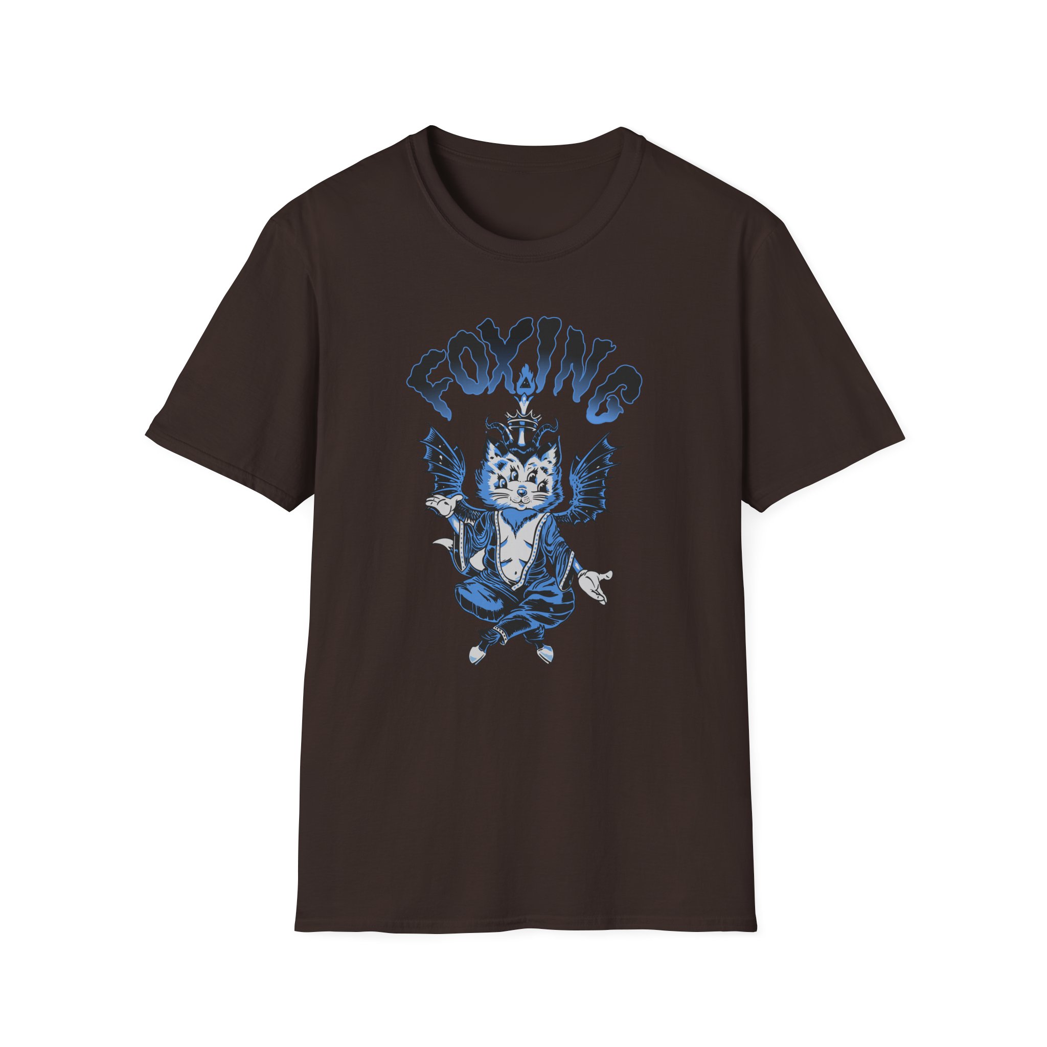Foxing Four-eyed Cat Unisex Softstyle T-Shirt