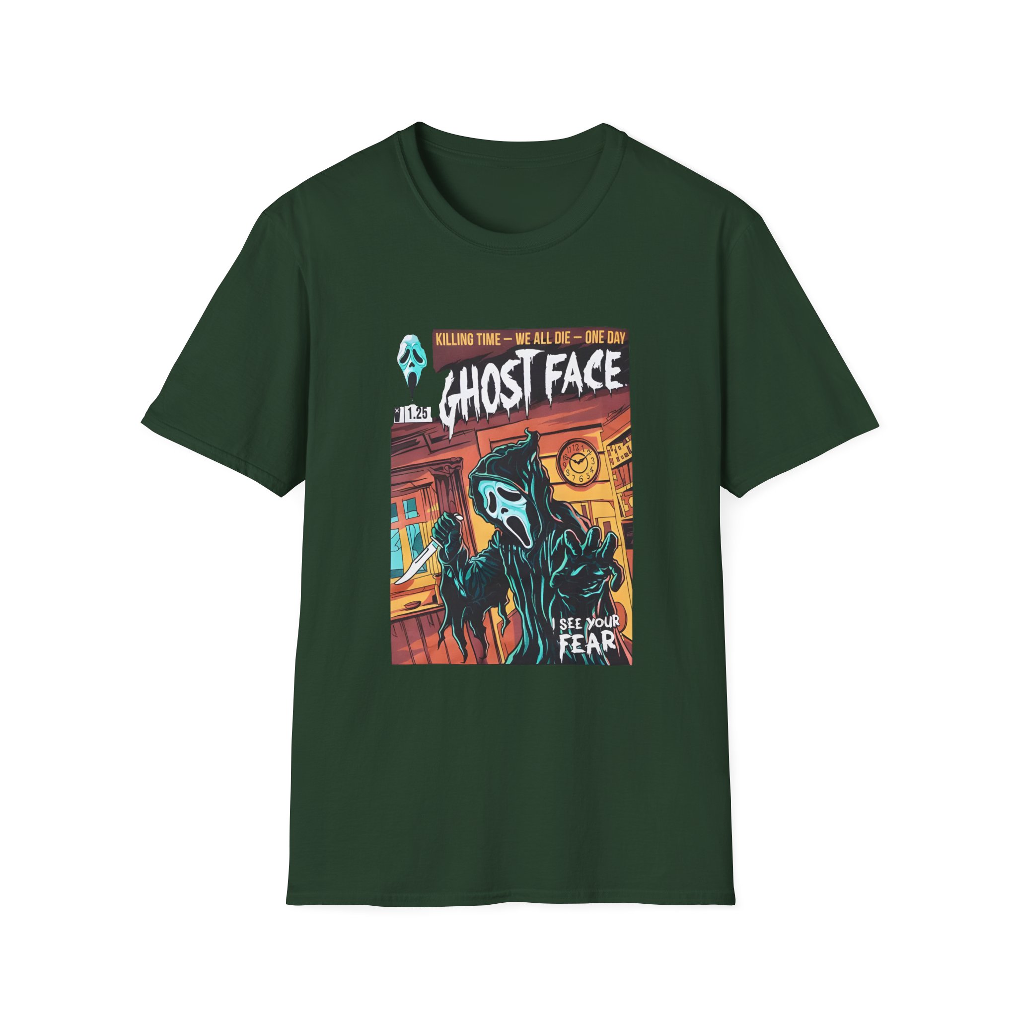 Ghostface Comic Cover Unisex Softstyle T-Shirt