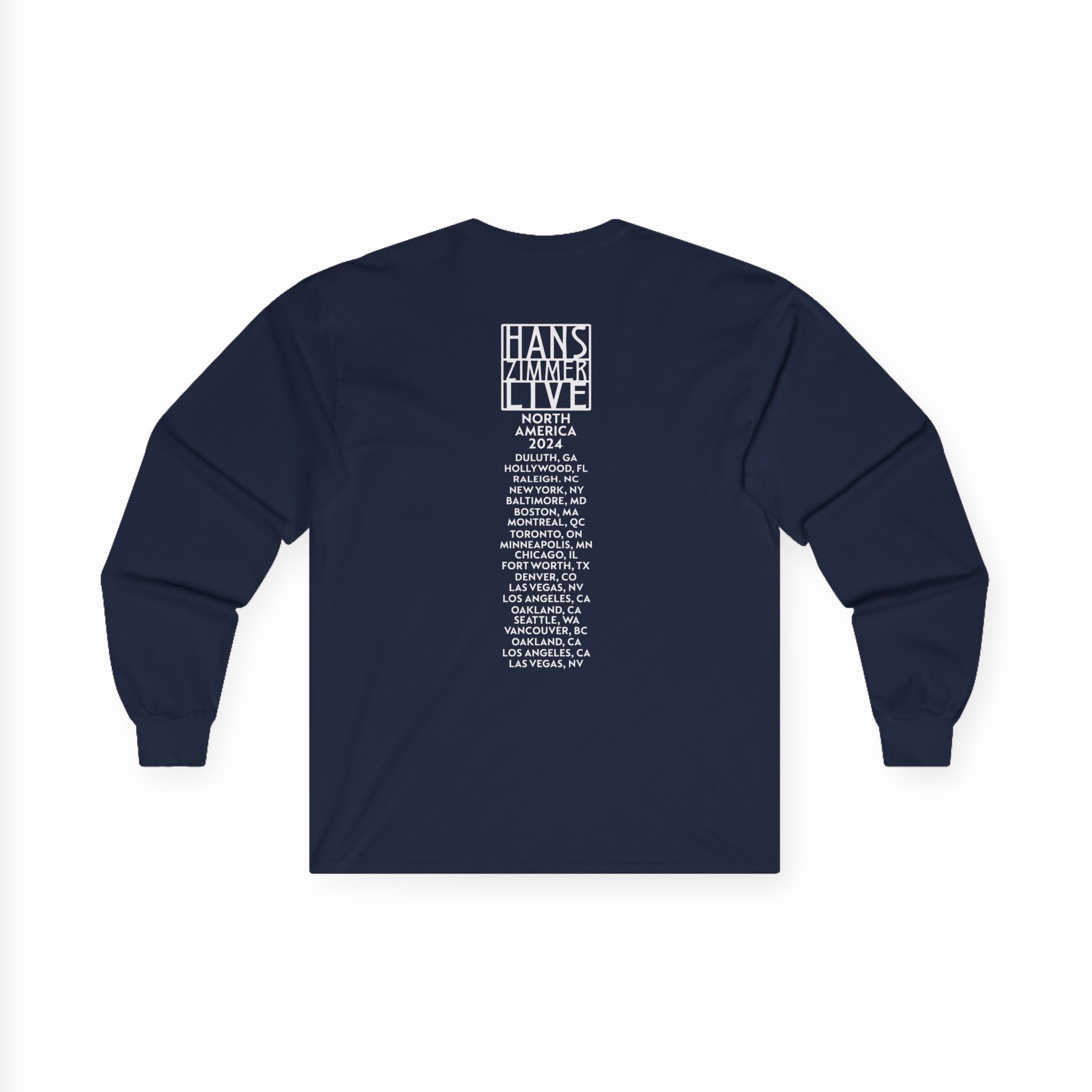 Hans Zimmer Logo Tour Unisex Ultra Cotton Long Sleeve Tee