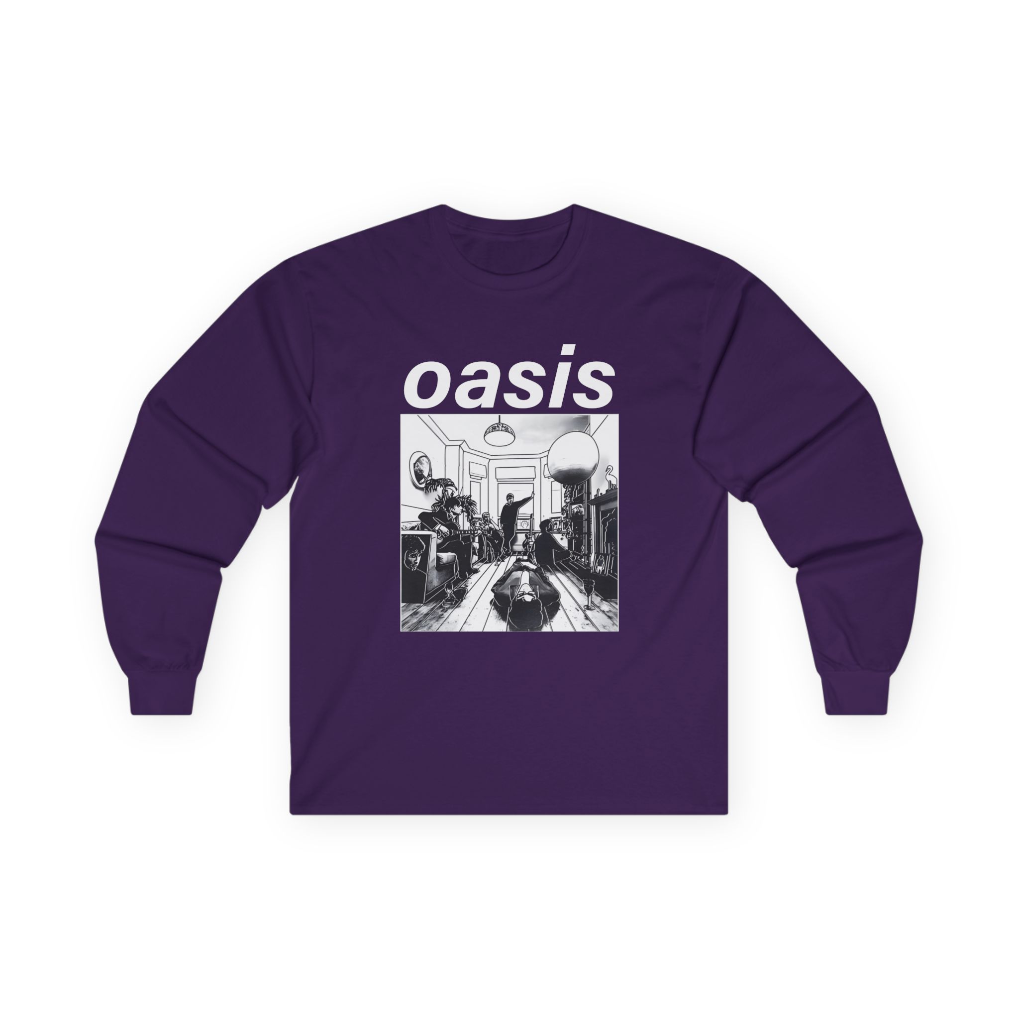 Oasis Definitely Maybe Artwork Unisex Ultra Cotton Long Sleeve Tee