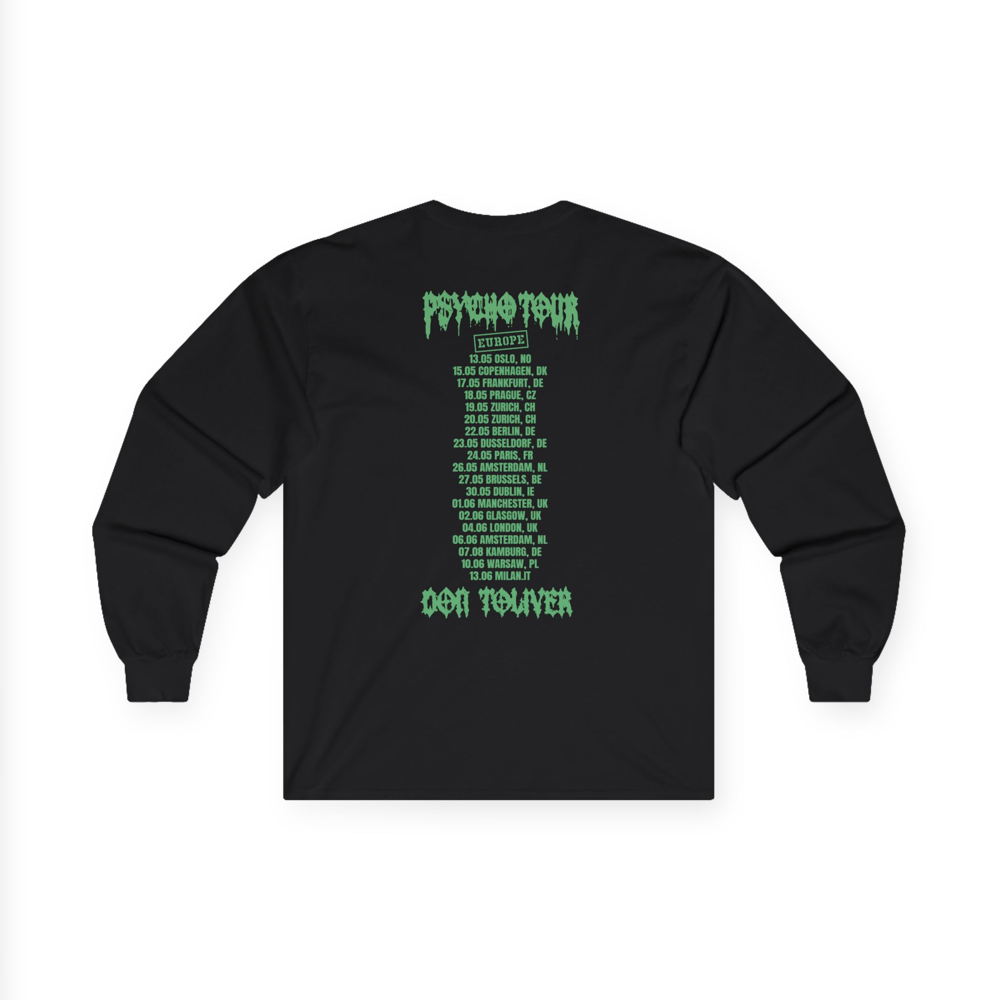 Don Toliver Psycho Tour Window Unisex Ultra Cotton Long Sleeve Tee