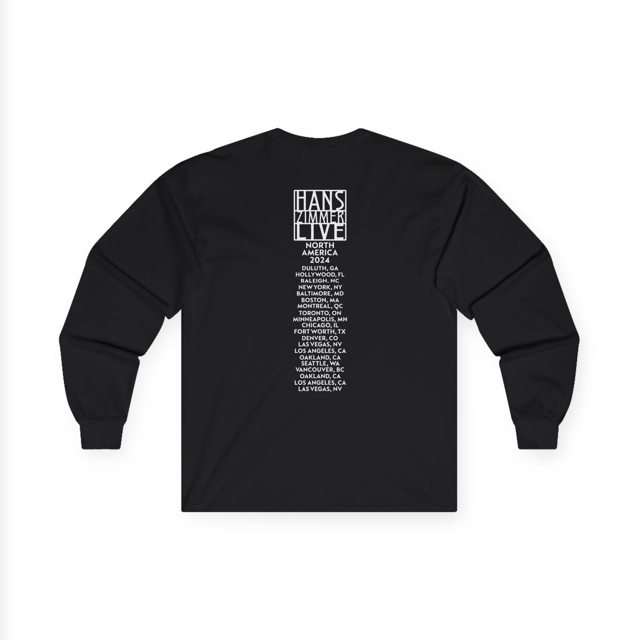 Hans Zimmer Logo Tour Unisex Ultra Cotton Long Sleeve Tee
